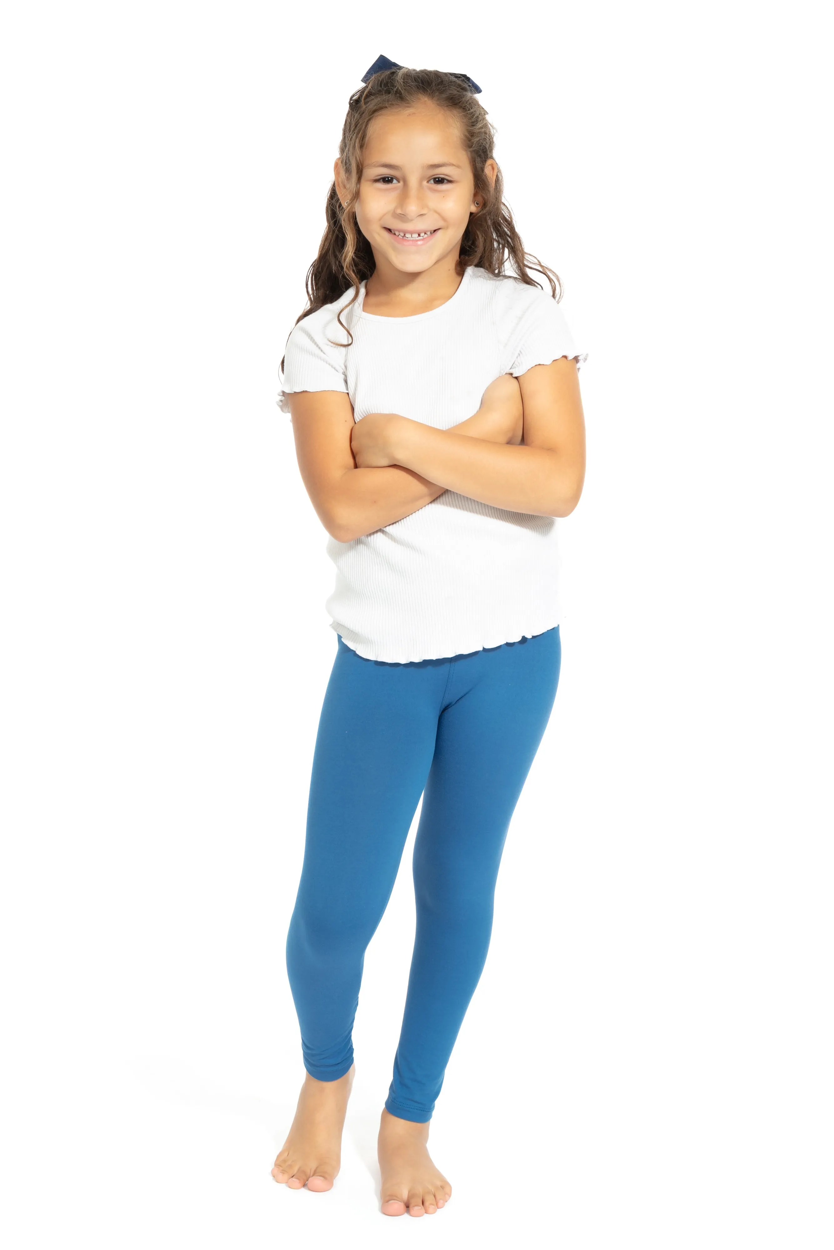 Blue Kid's - All Season Leggings sold by Just Cozy product image thumbnail 4