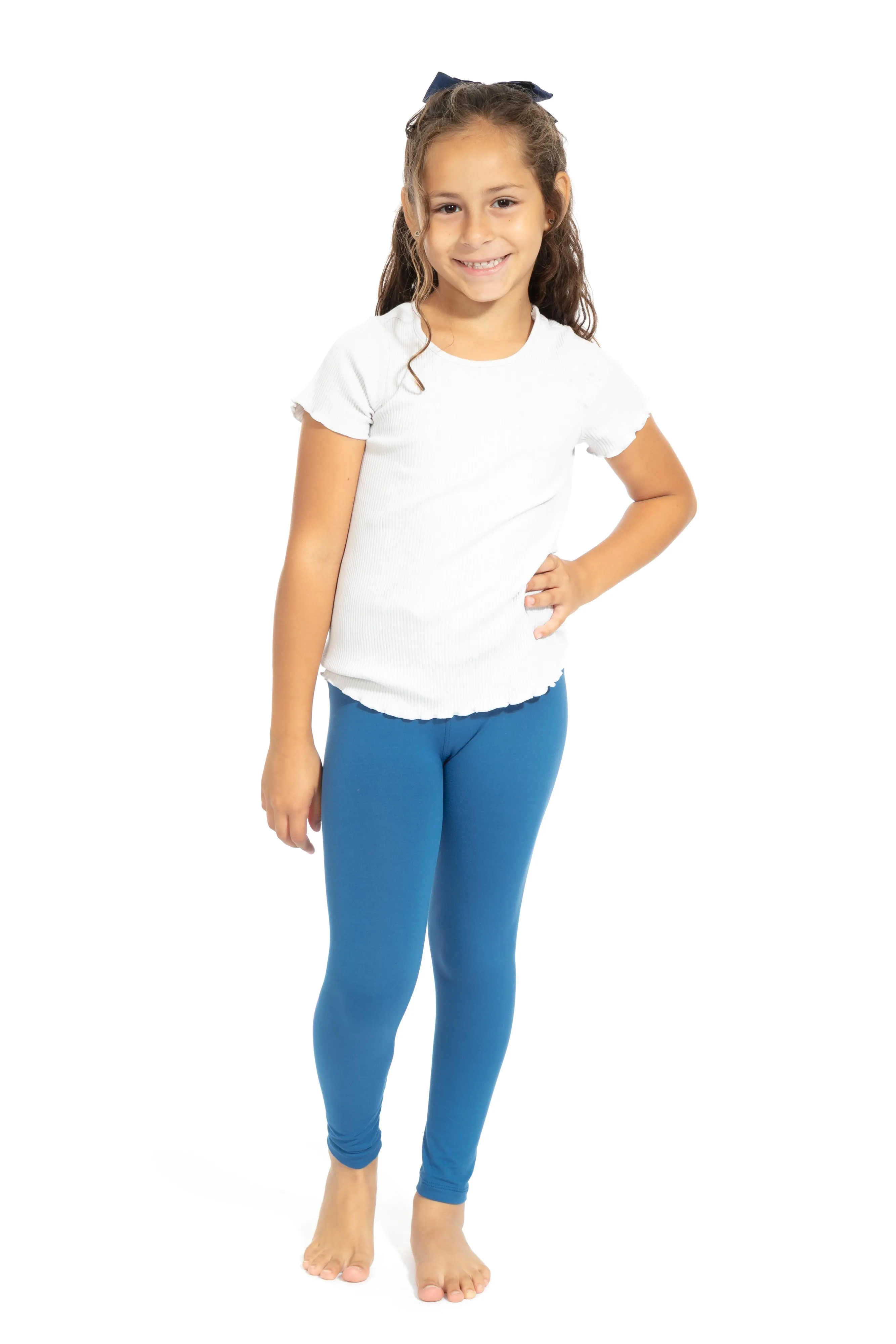 Blue Kid's - All Season Leggings sold by Just Cozy product image thumbnail 2