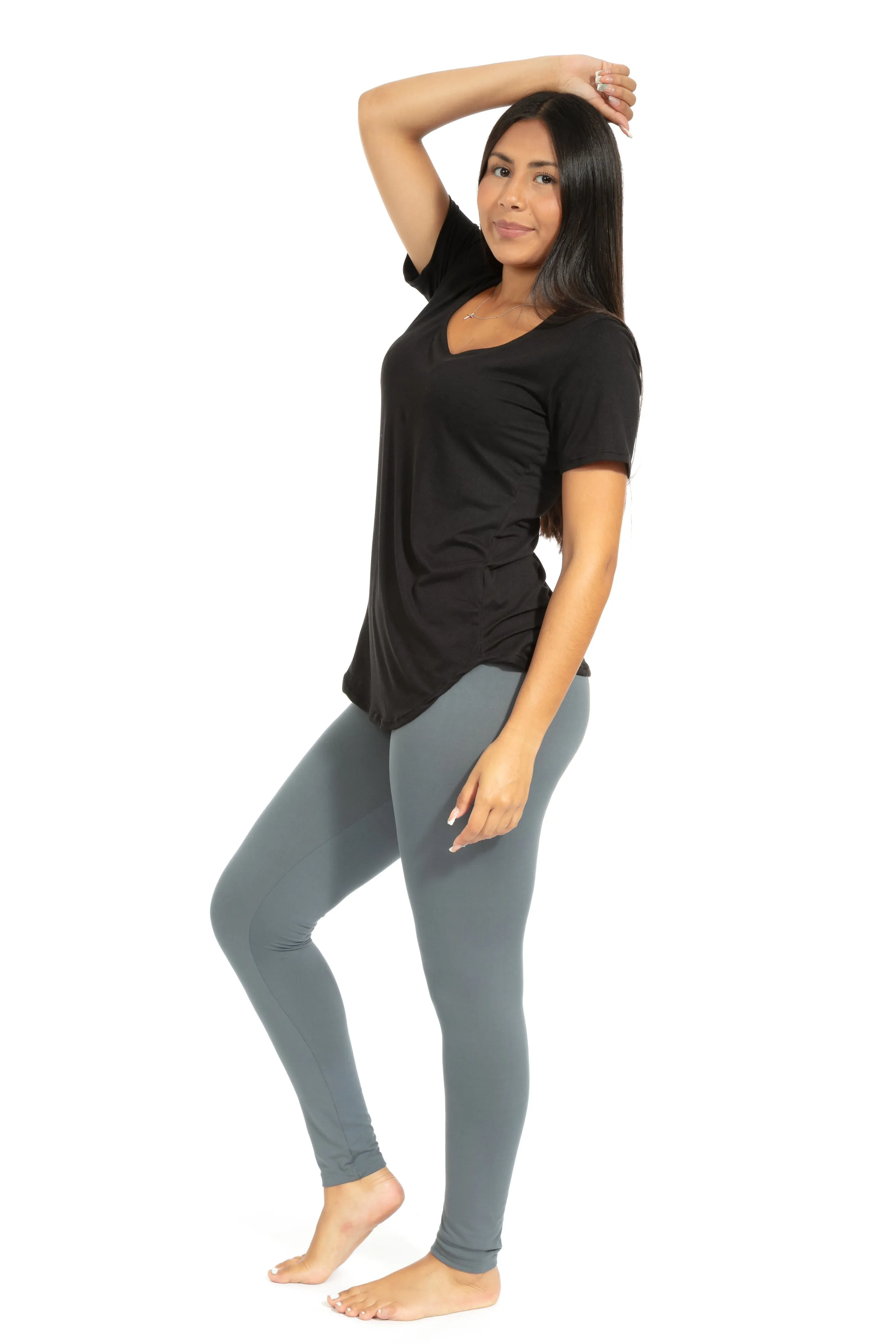 Gray - All Season Leggings sold by Just Cozy product image thumbnail 3