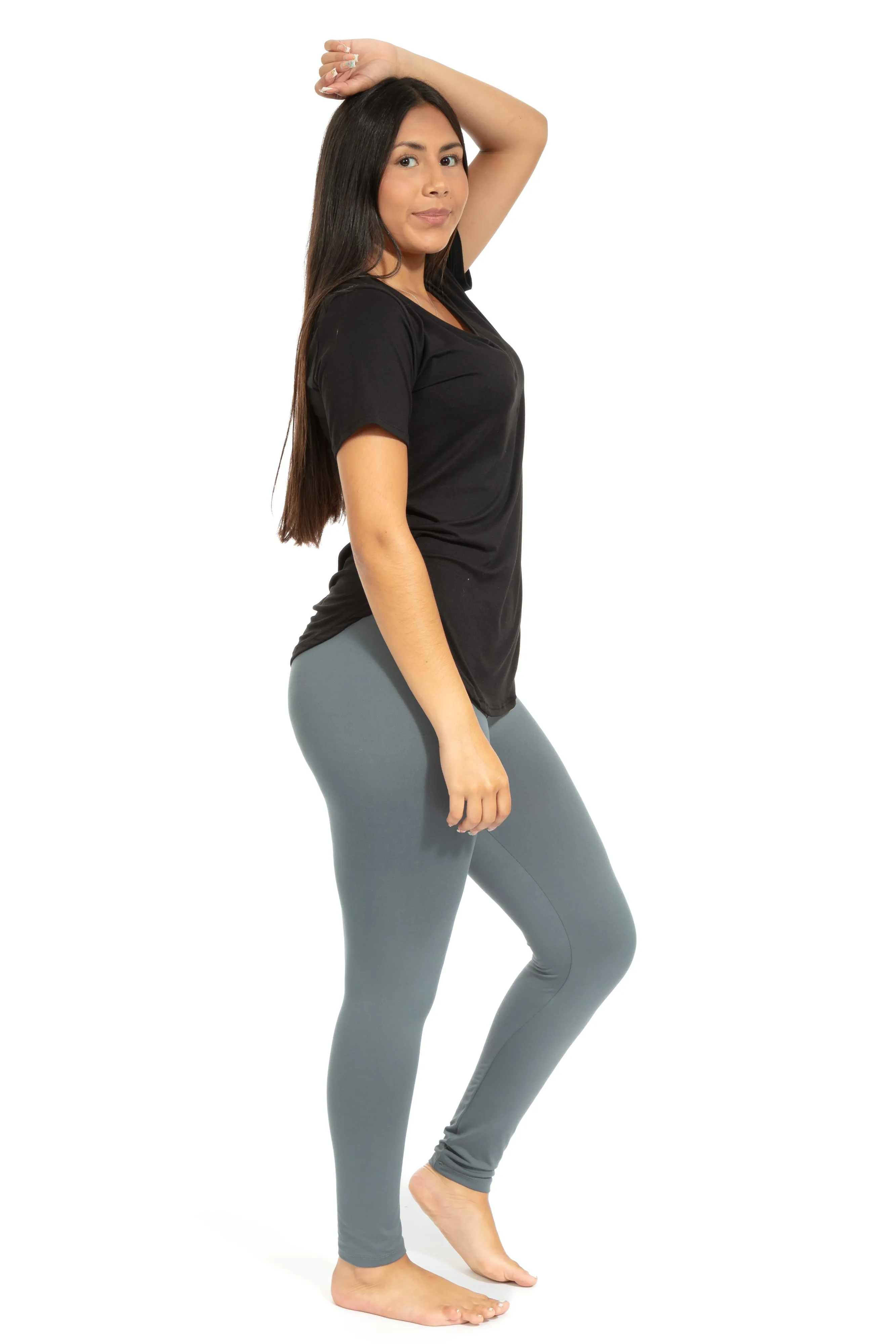 Gray - All Season Leggings sold by Just Cozy product image thumbnail 4