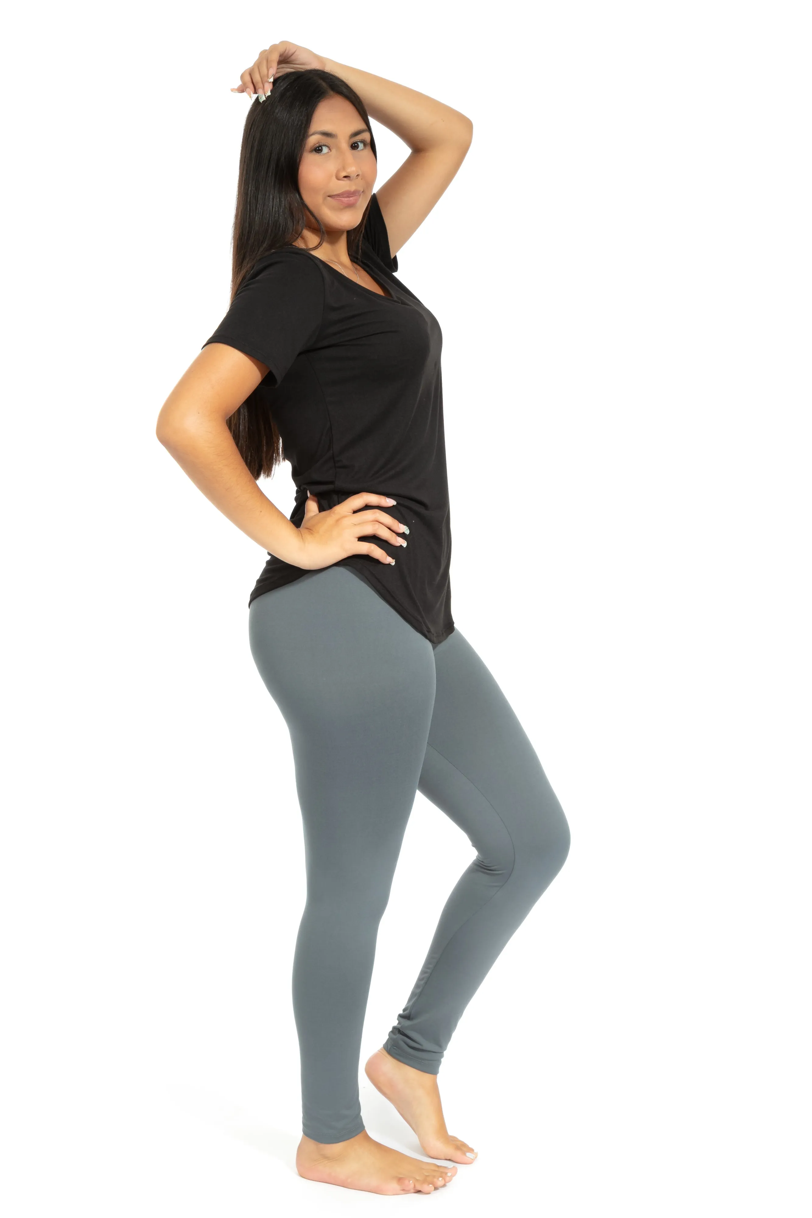 Gray - All Season Leggings sold by Just Cozy product image thumbnail 5