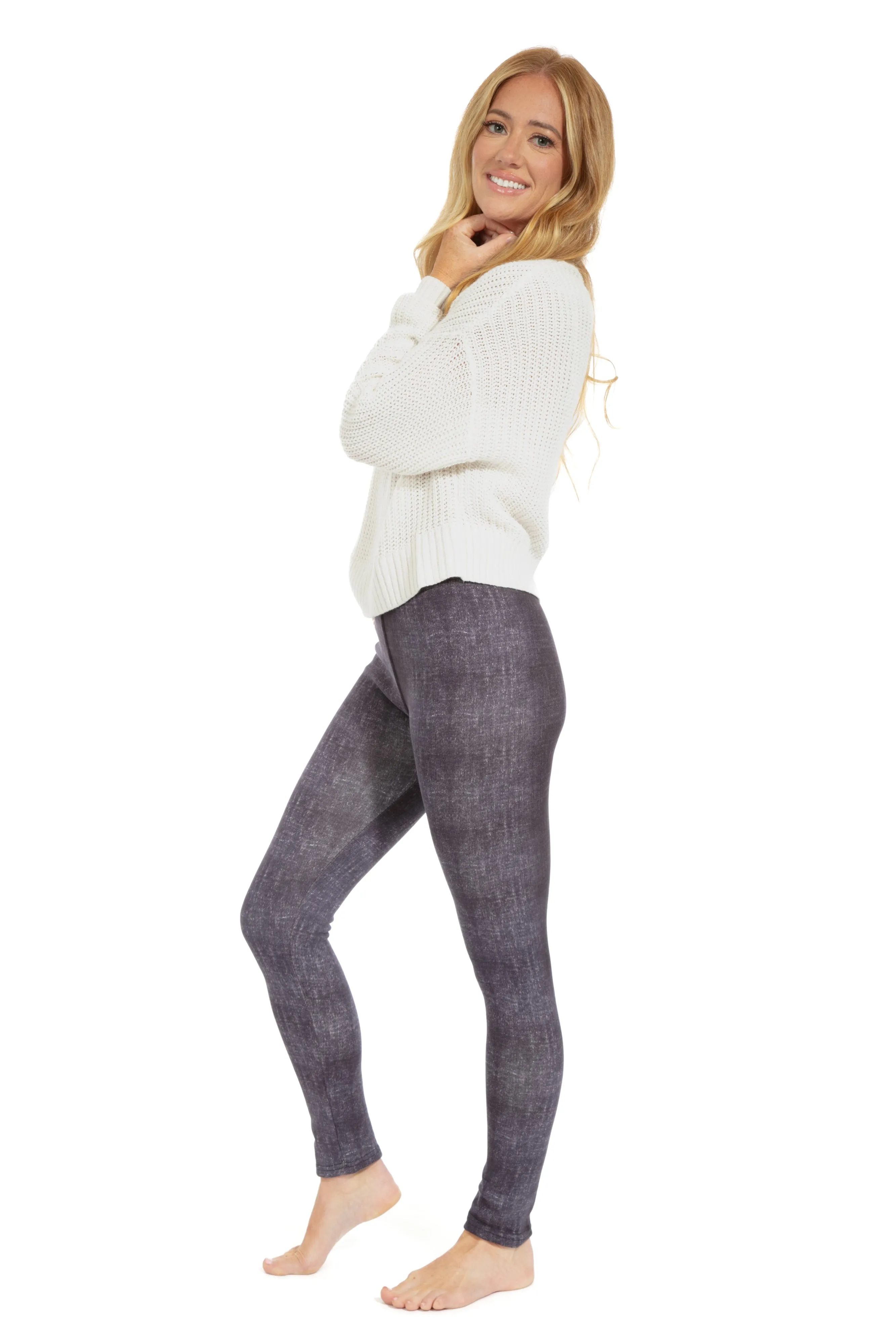 Violet Dye - Cozy Lined Leggings sold by Just Cozy product image thumbnail 3