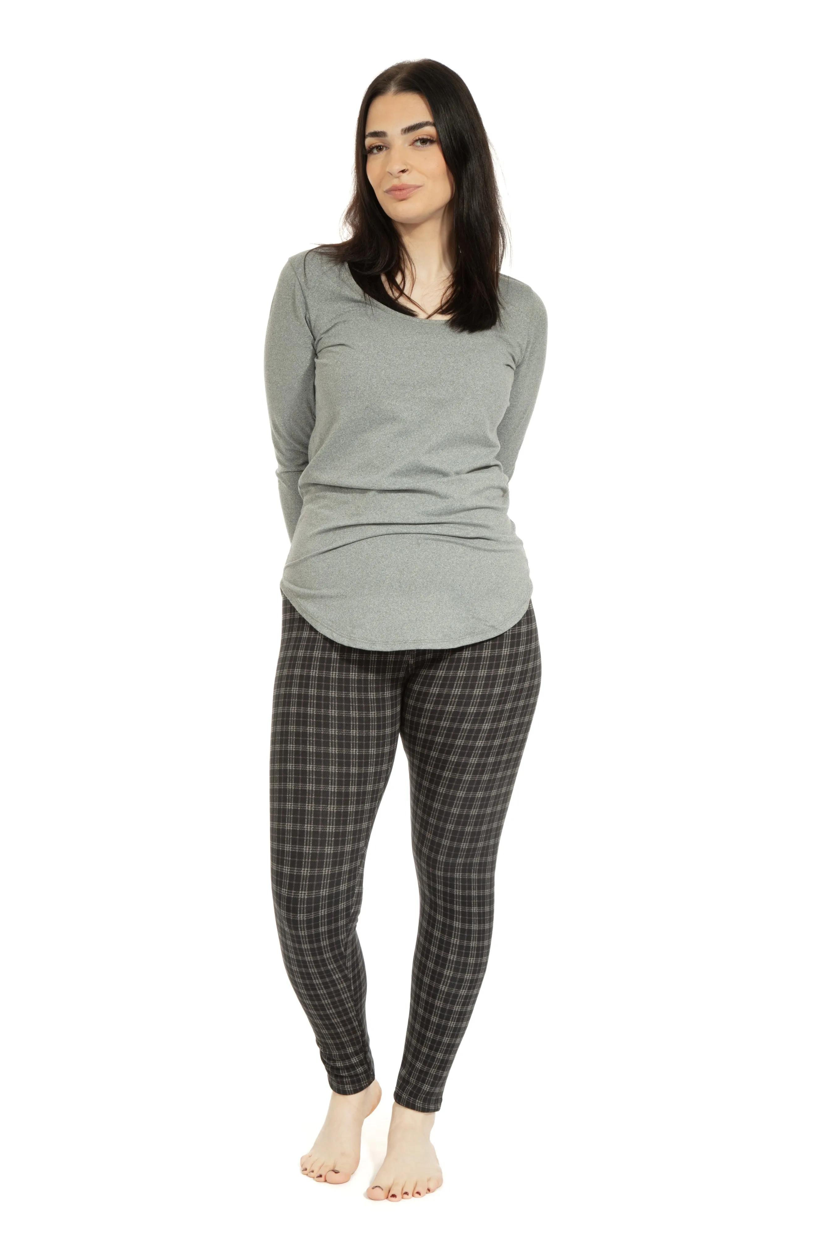 Tartan Plaid - Cozy Lined Leggings sold by Just Cozy product image thumbnail 3
