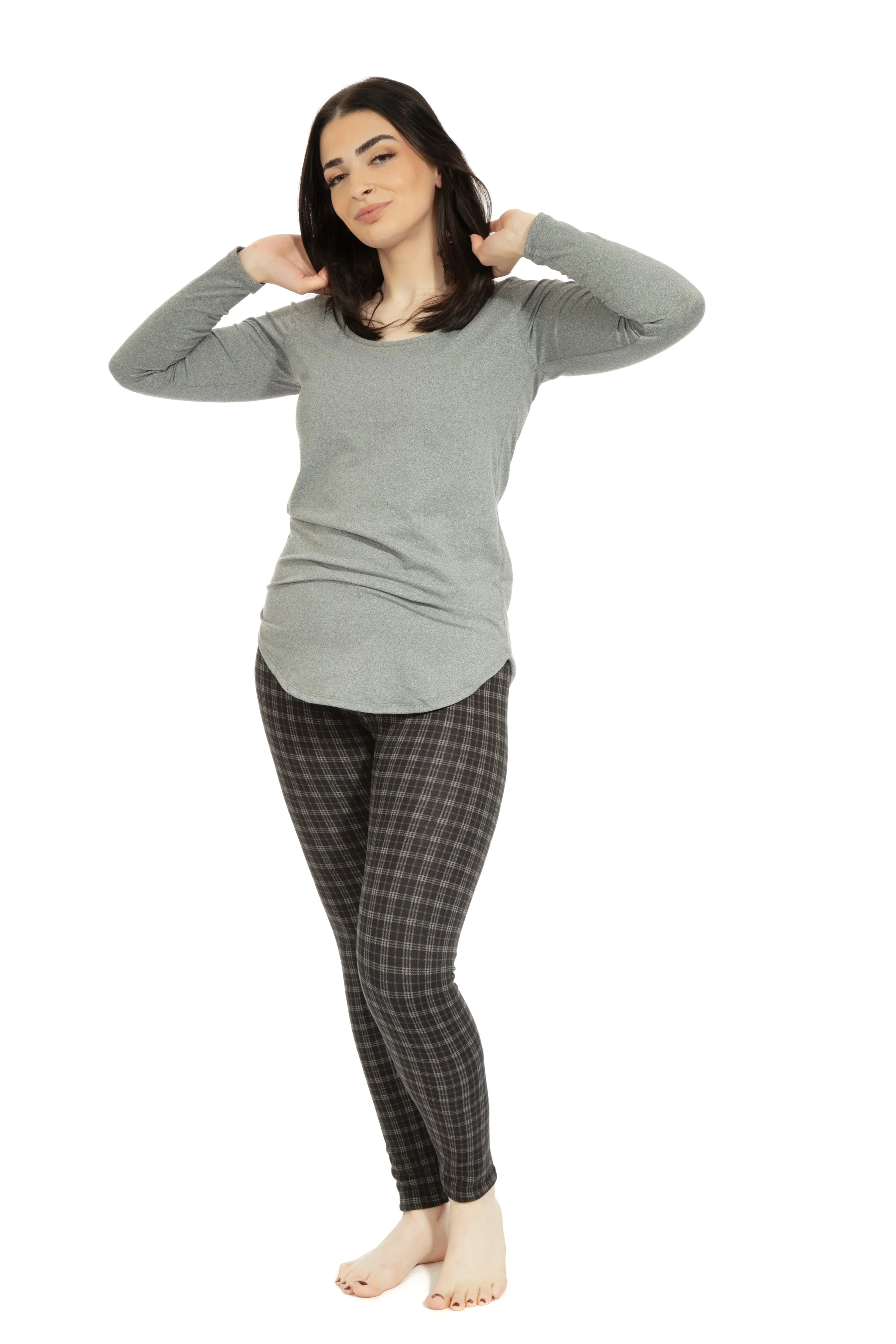 Tartan Plaid - Cozy Lined Leggings sold by Just Cozy product image thumbnail 2