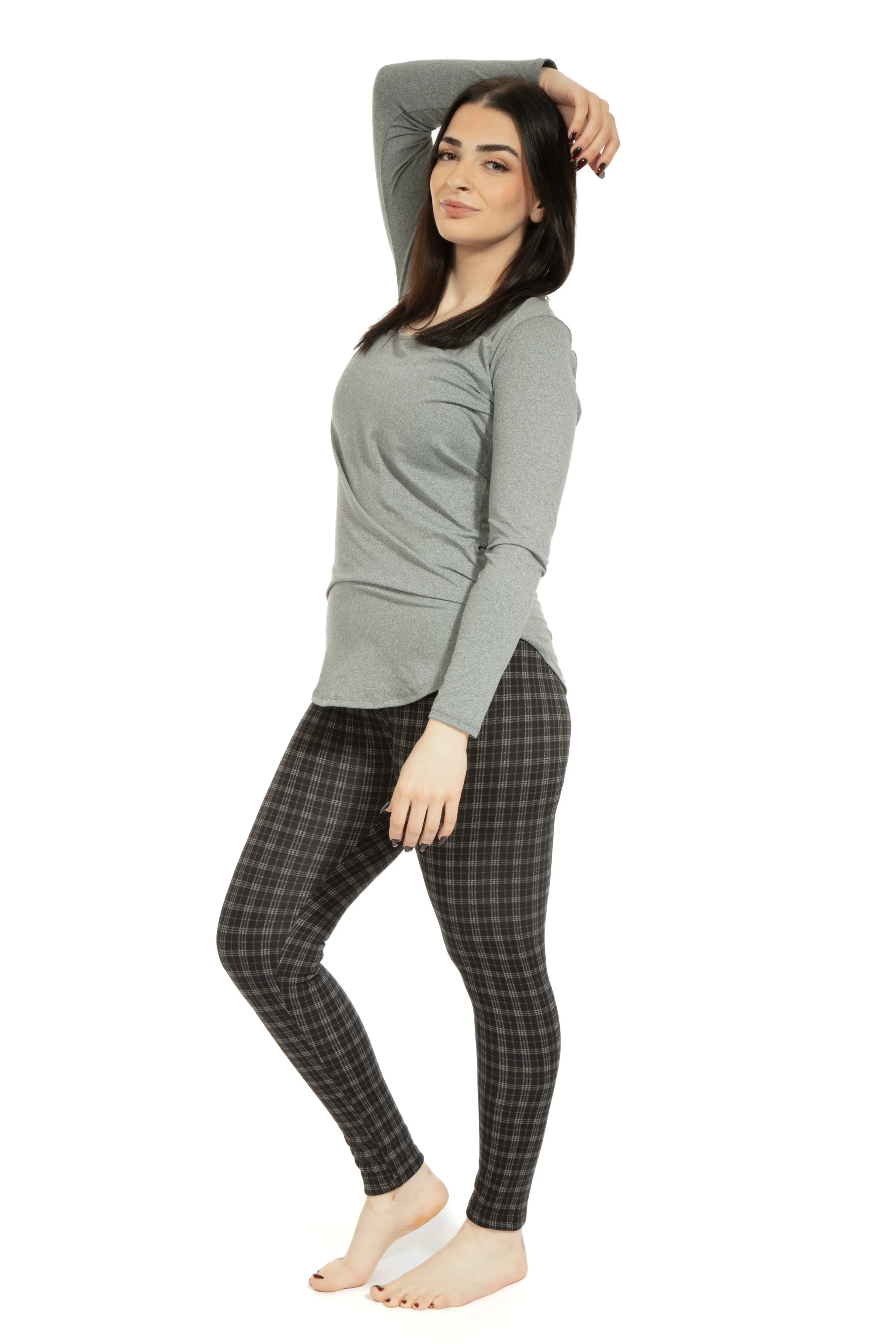 Tartan Plaid - Cozy Lined Leggings sold by Just Cozy product image thumbnail 4
