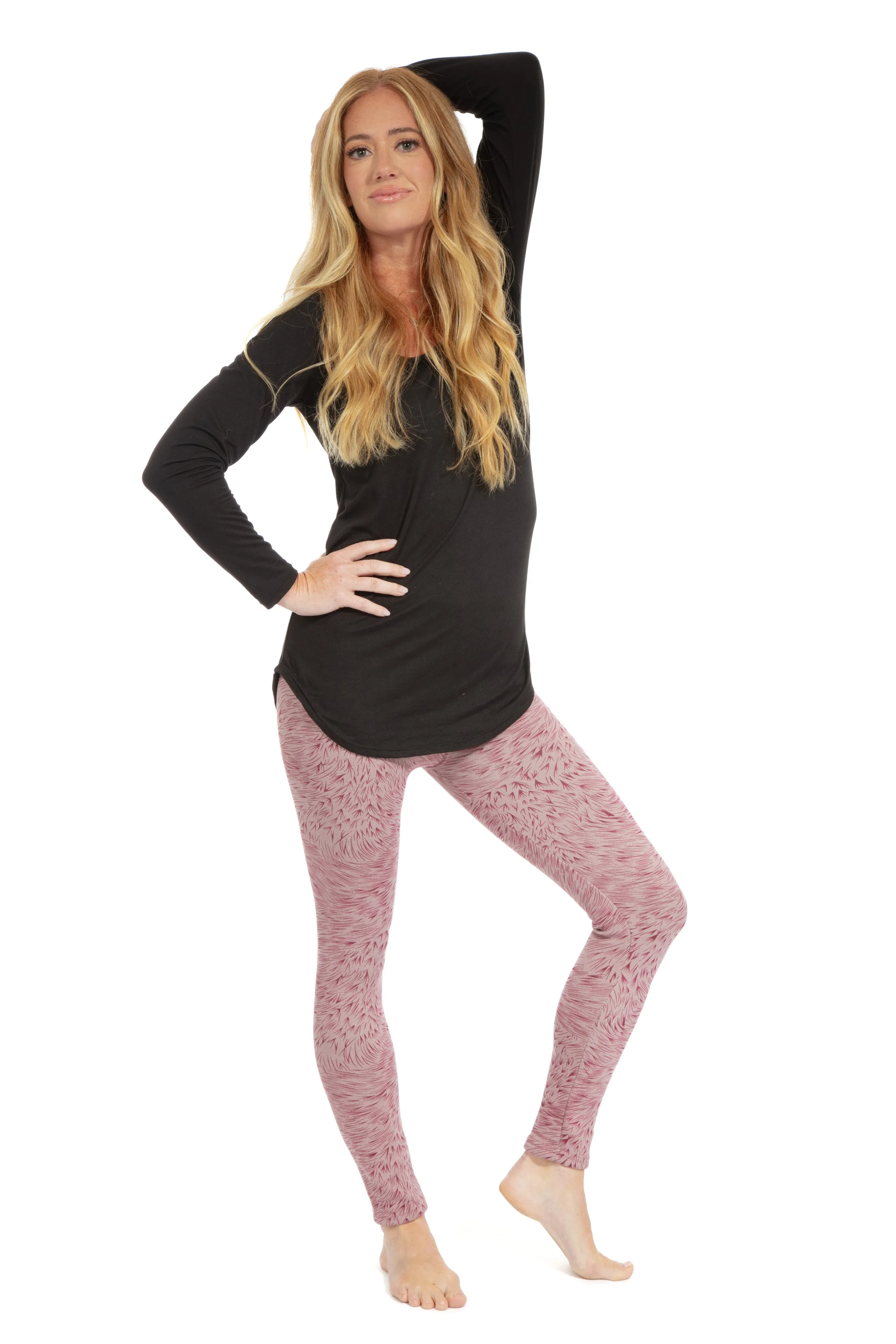 Tropical Lines - Cozy Lined Leggings sold by Just Cozy product image thumbnail 2