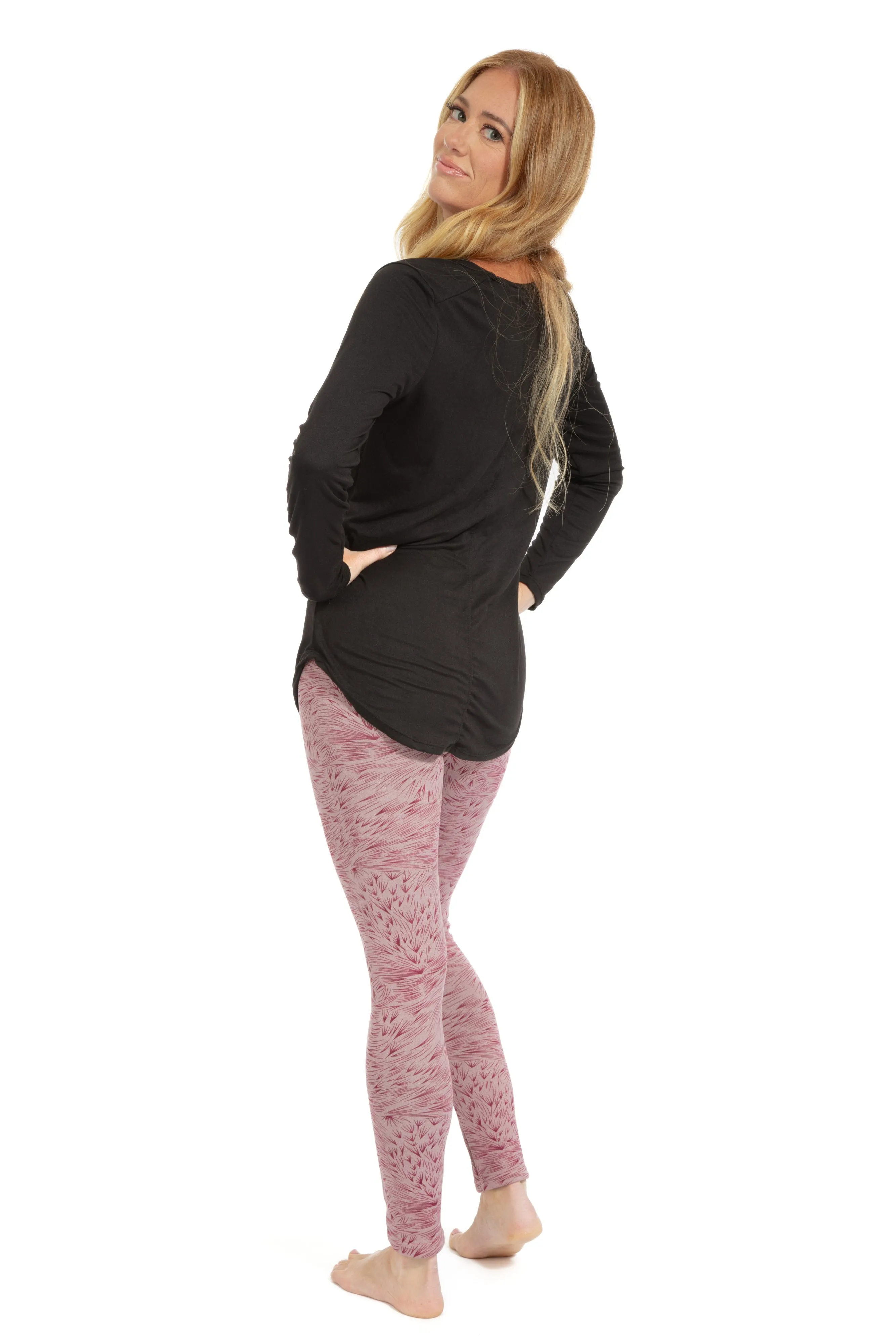 Tropical Lines - Cozy Lined Leggings sold by Just Cozy product image thumbnail 5