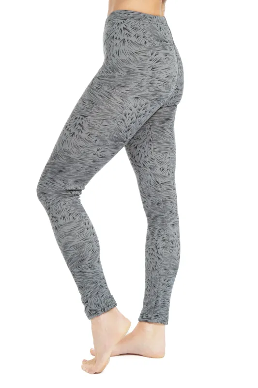 Printed Lines - Cozy Lined Leggings sold by Just Cozy