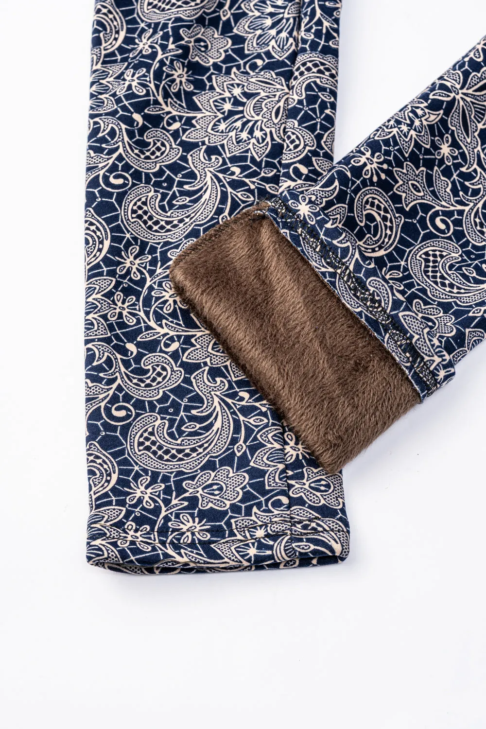 Shiny Flowers - Cozy Lined Leggings sold by Just Cozy product image thumbnail 5