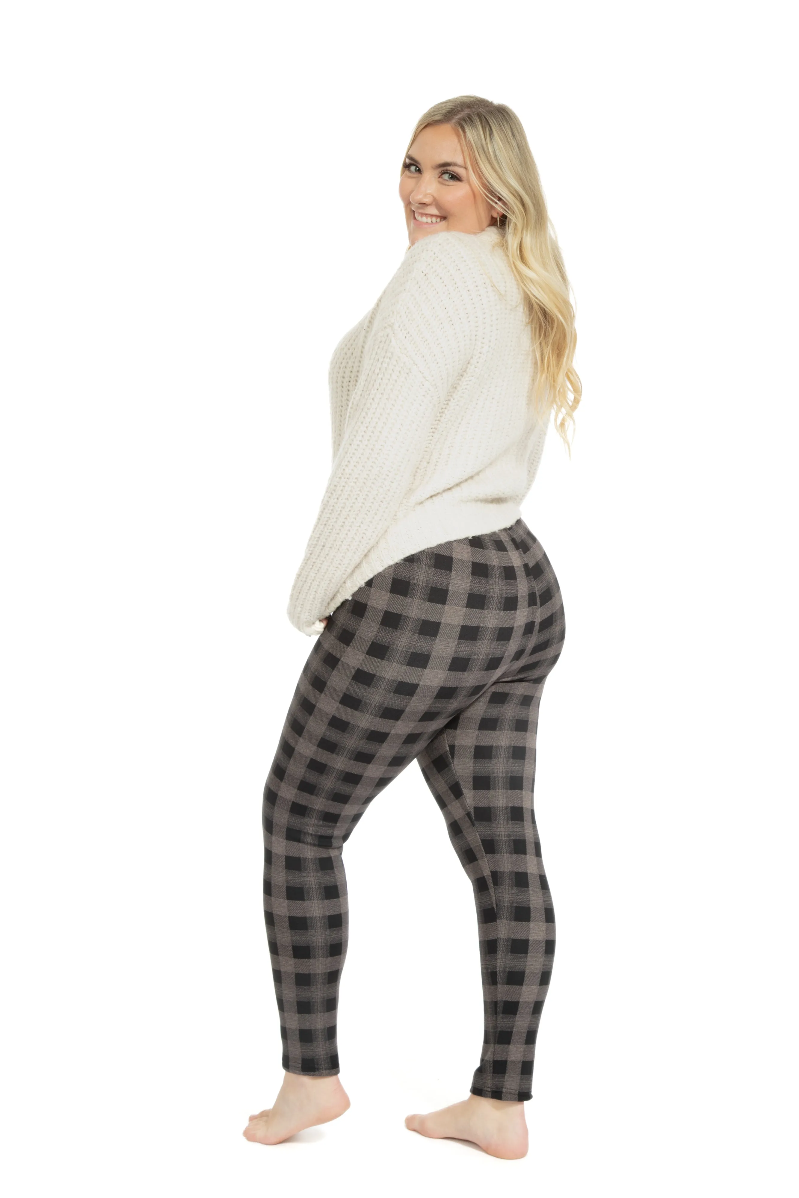 Irish Squares - Cozy Lined Leggings sold by Just Cozy product image thumbnail 3