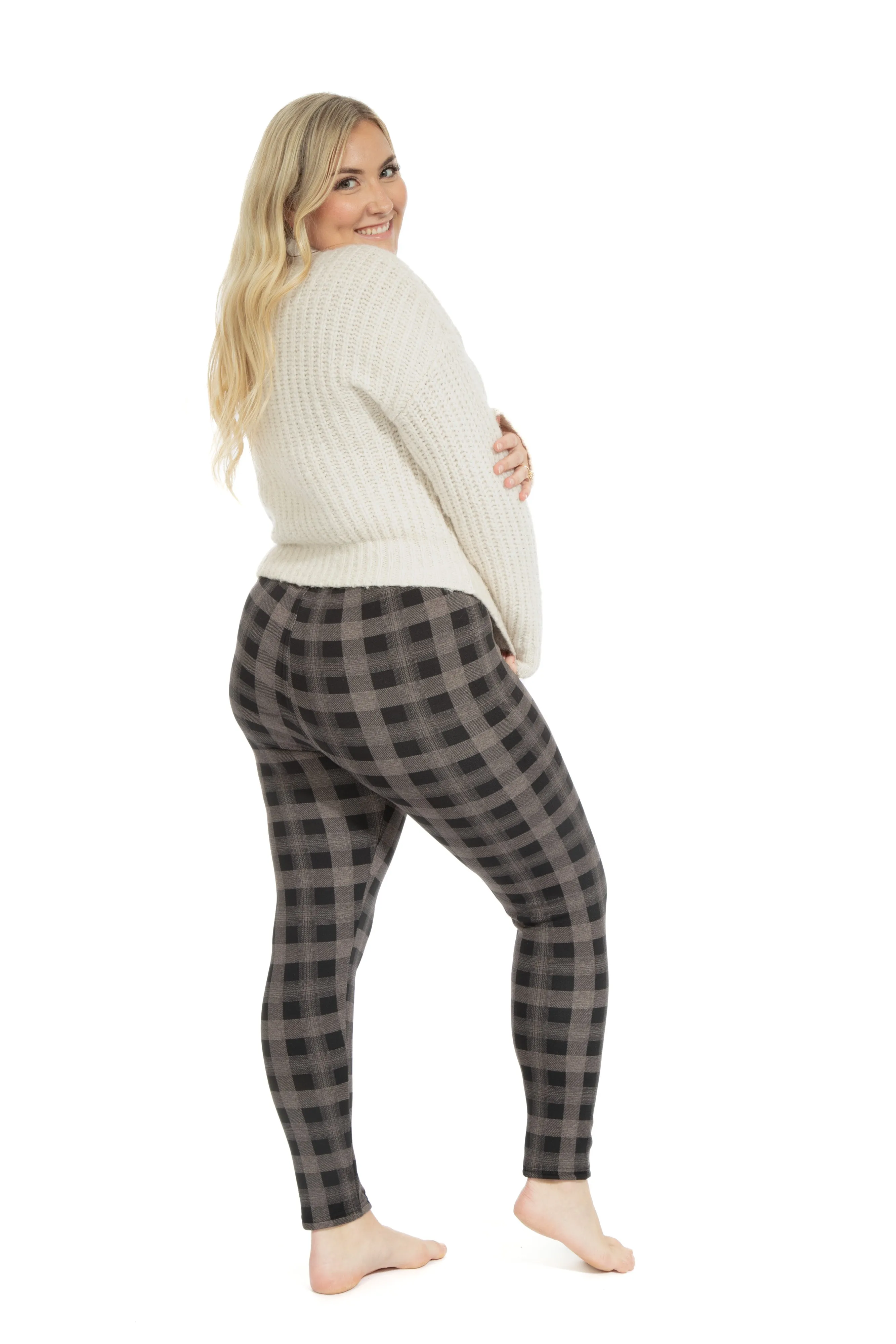 Irish Squares - Cozy Lined Leggings sold by Just Cozy product image thumbnail 5