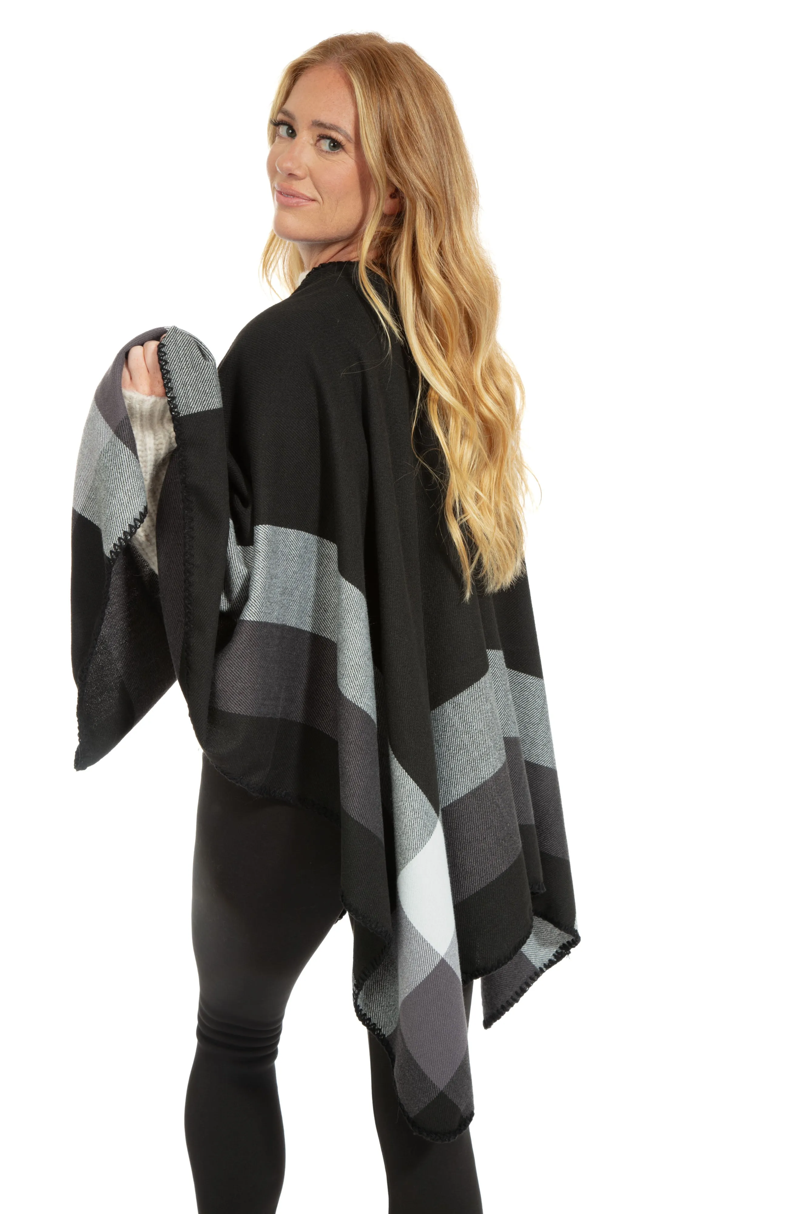 Glenys - Poncho Scarf sold by Just Cozy product image thumbnail 4