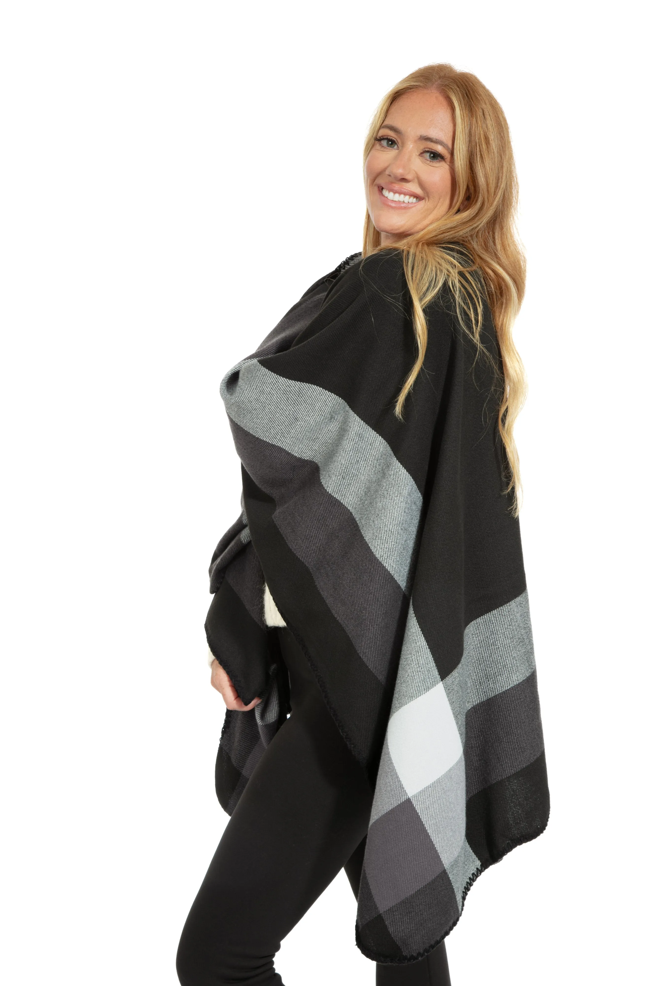 Glenys - Poncho Scarf sold by Just Cozy product image thumbnail 2