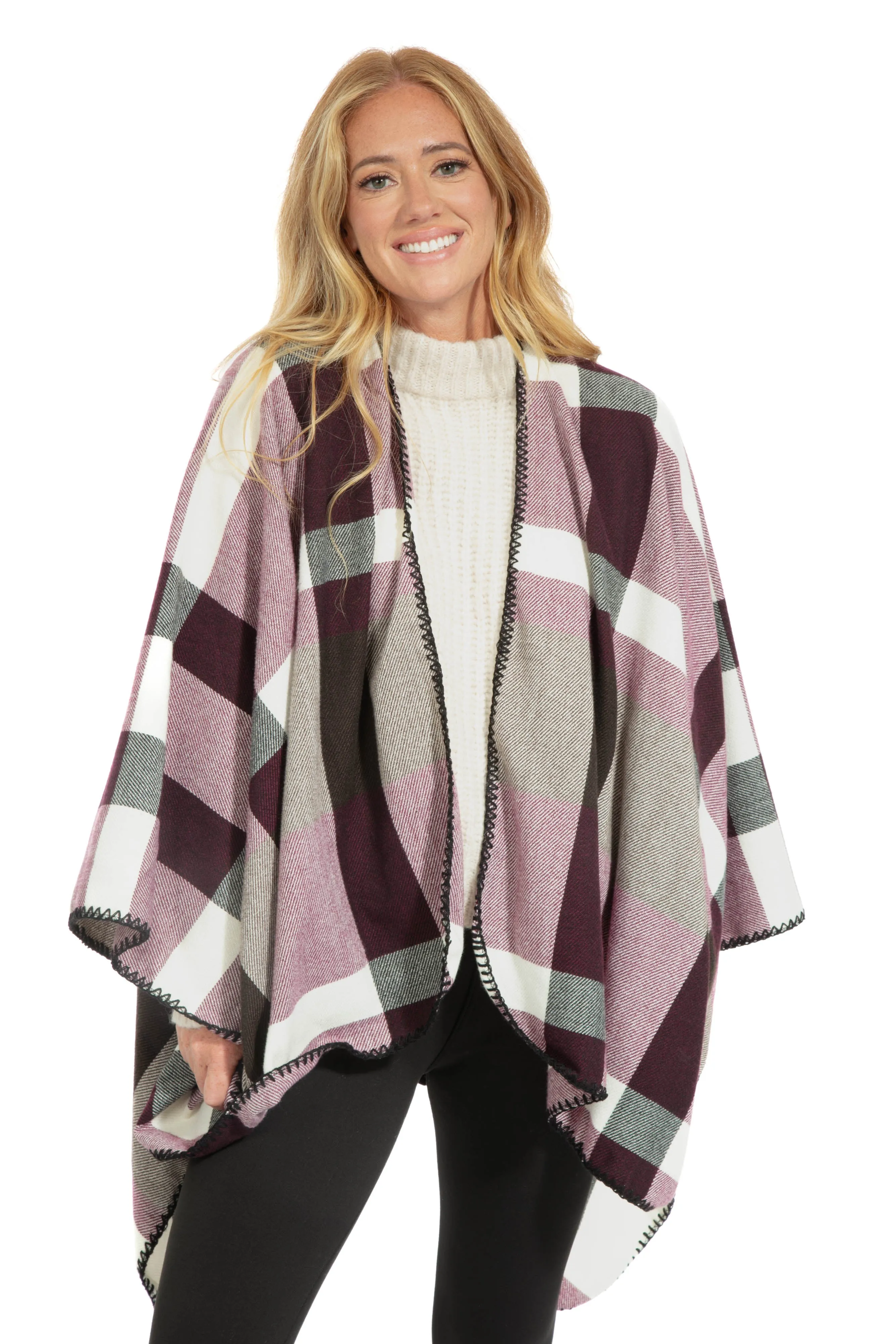 Gergana - Poncho Scarf sold by Just Cozy product image thumbnail 4