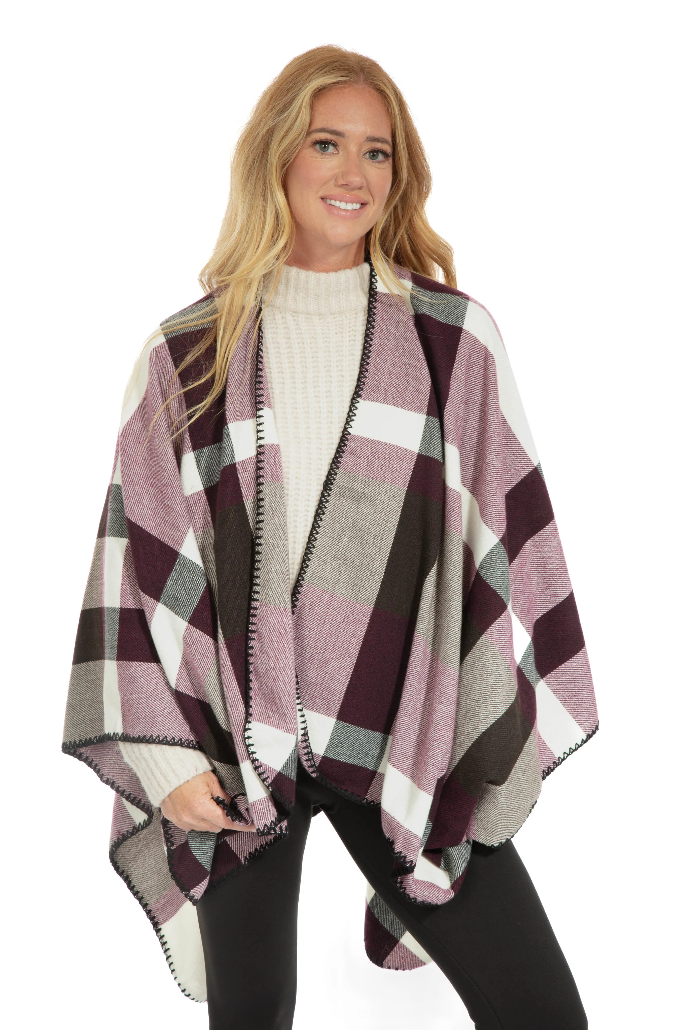 Gergana - Poncho Scarf sold by Just Cozy