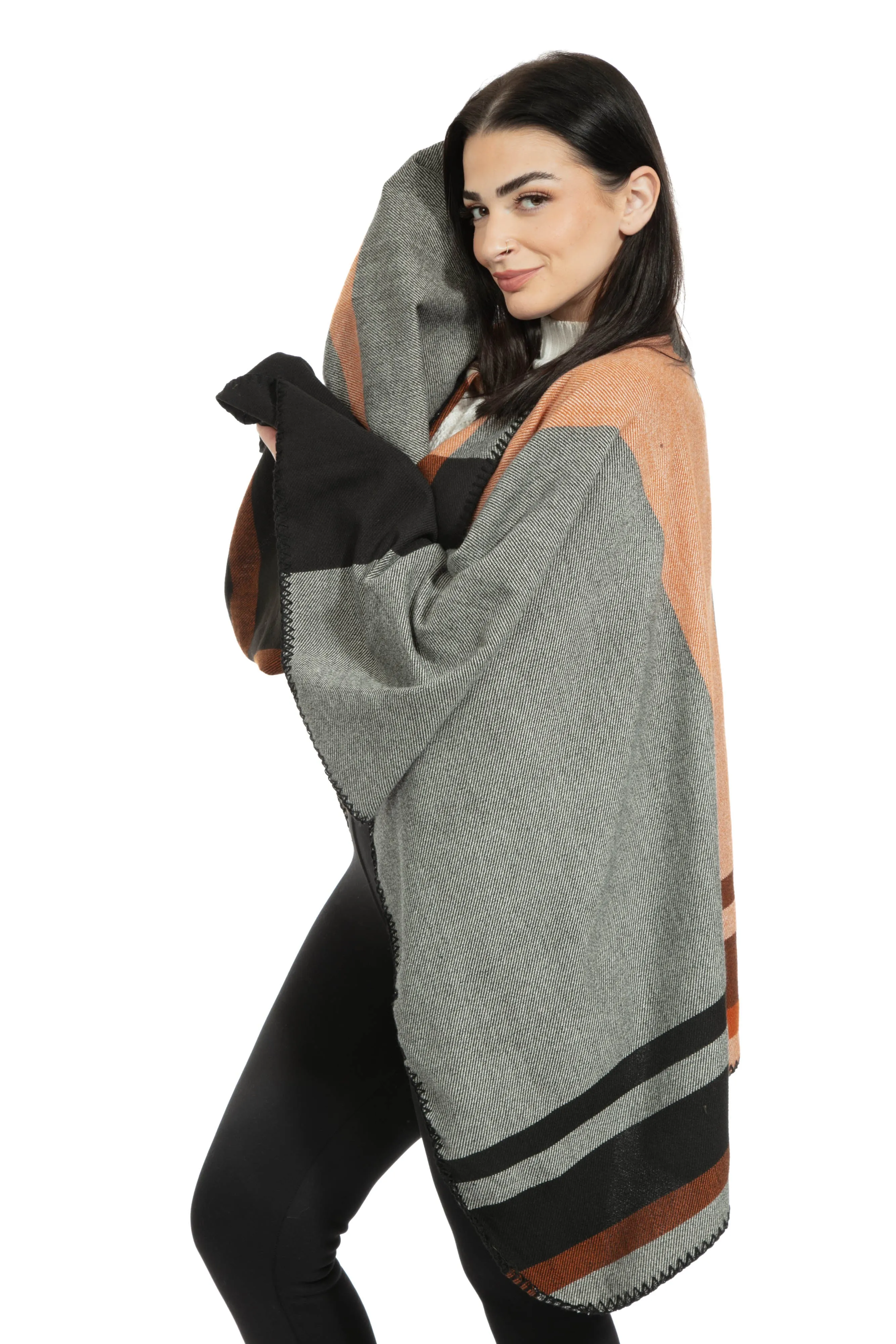 Tahlia - Poncho Scarf sold by Just Cozy product image thumbnail 3