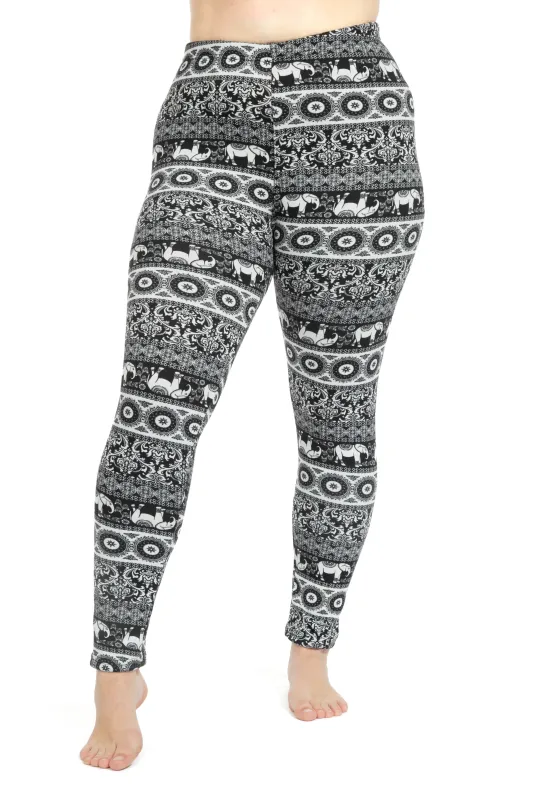 B&W Ellie - Cozy Lined Leggings sold by Just Cozy