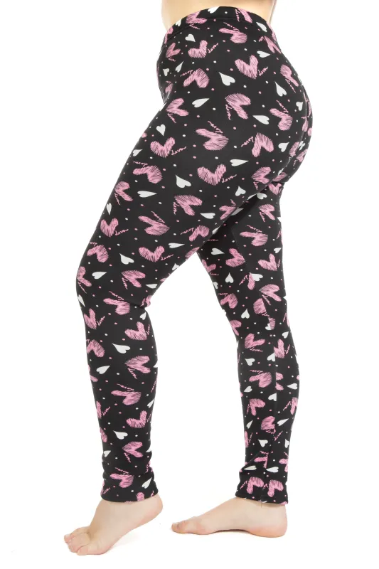 2 Hearts - Cozy Lined Leggings sold by Just Cozy