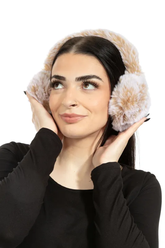 Khaki - Earmuffs sold by Just Cozy