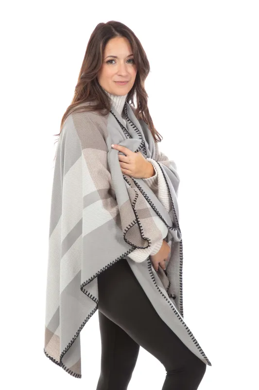 Alexa - Poncho Scarf sold by Just Cozy