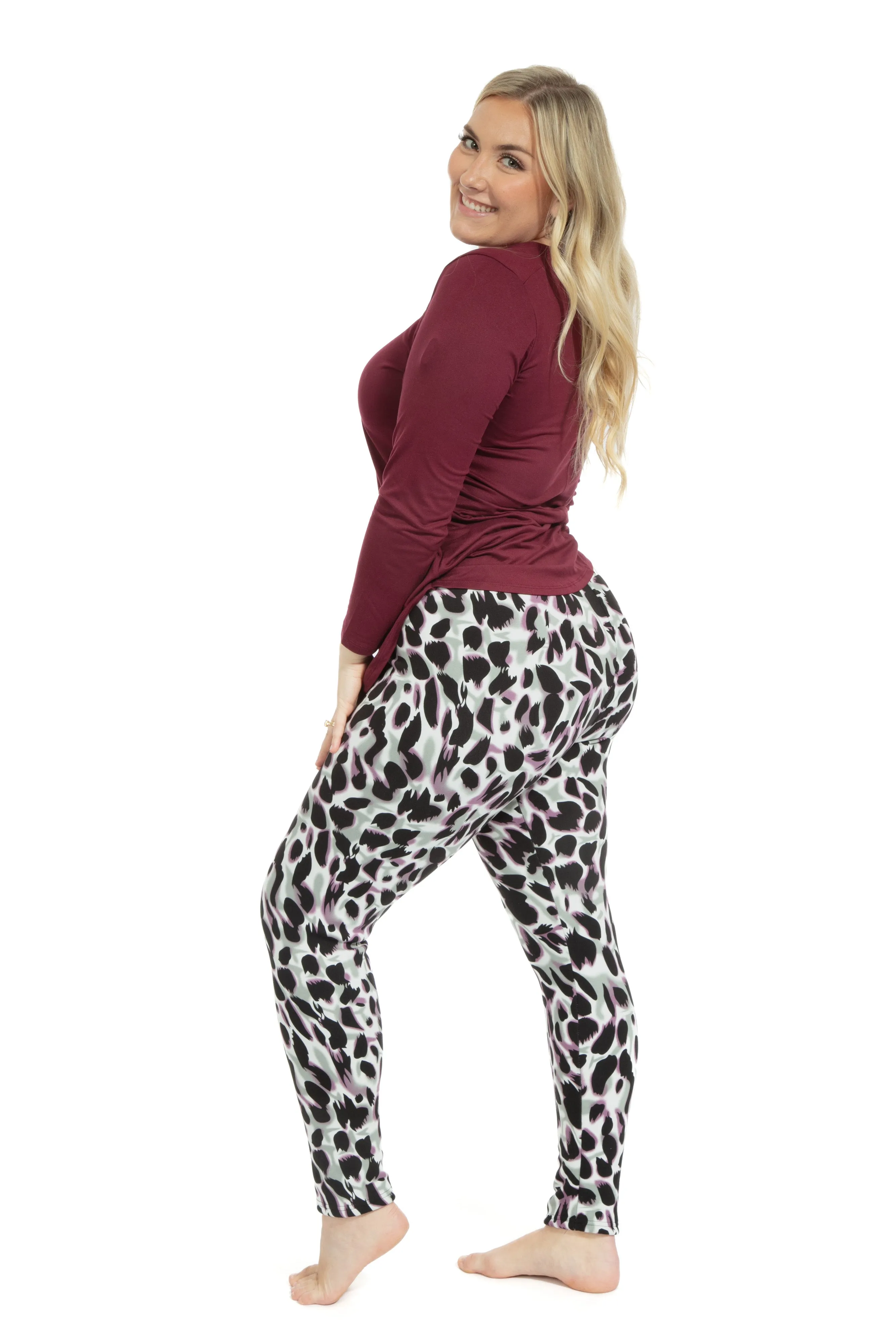 Peacock - Cozy Lined Leggings sold by Just Cozy product image thumbnail 3