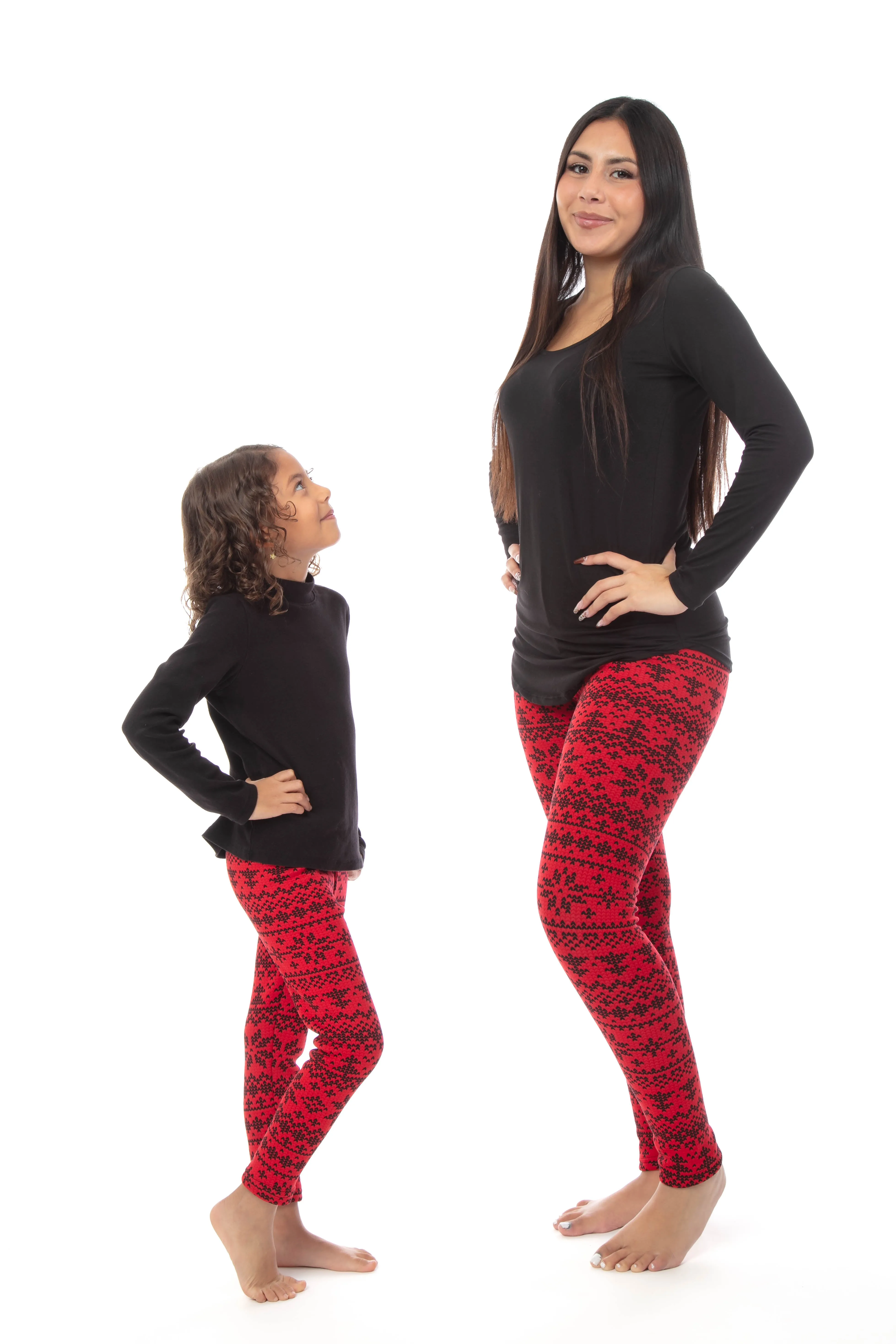Xmas Stitch - Cozy Lined Leggings sold by Just Cozy product image thumbnail 2