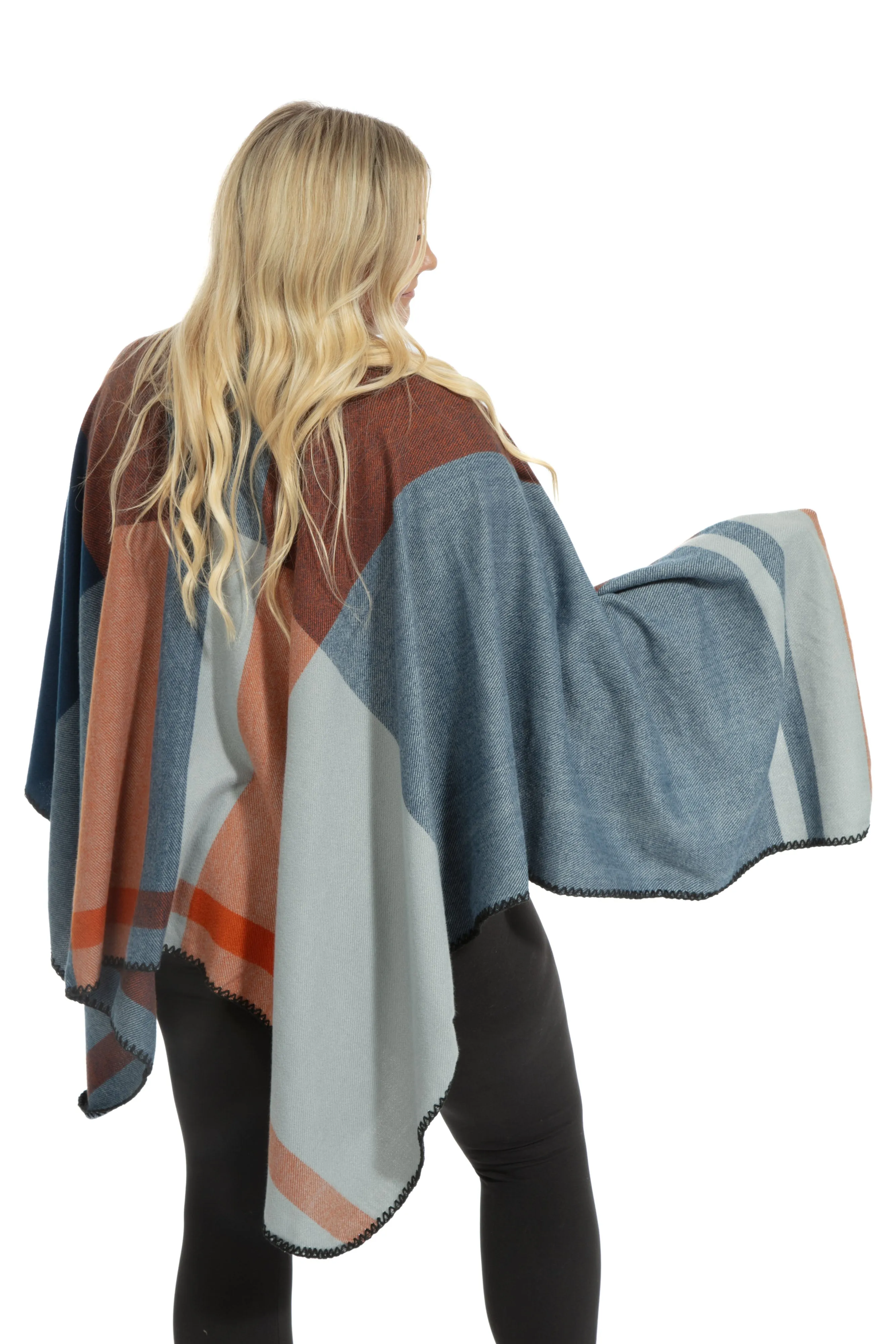 Heli - Poncho Scarf sold by Just Cozy product image thumbnail 3