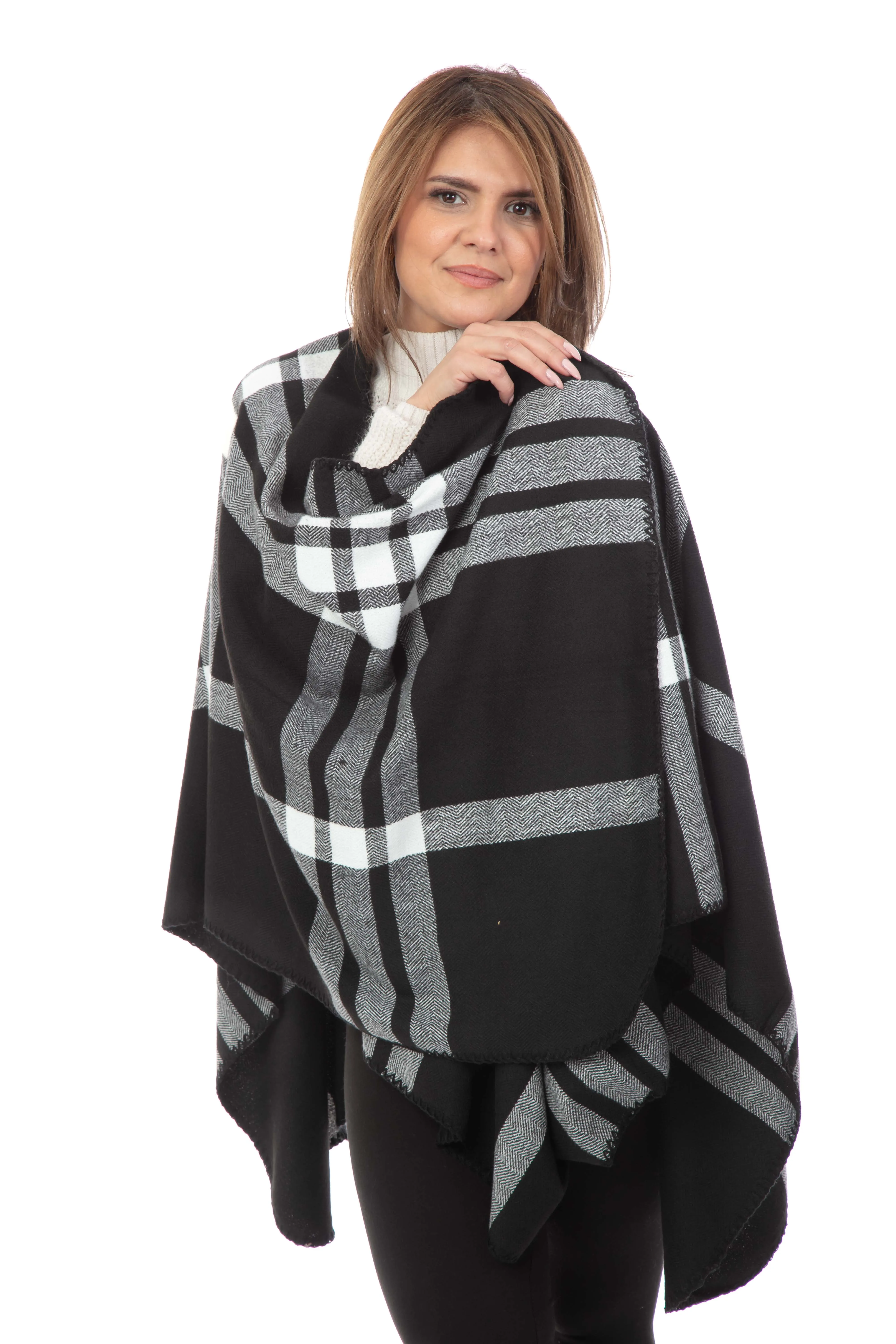 Damaris - Poncho Scarf sold by Just Cozy product image thumbnail 5