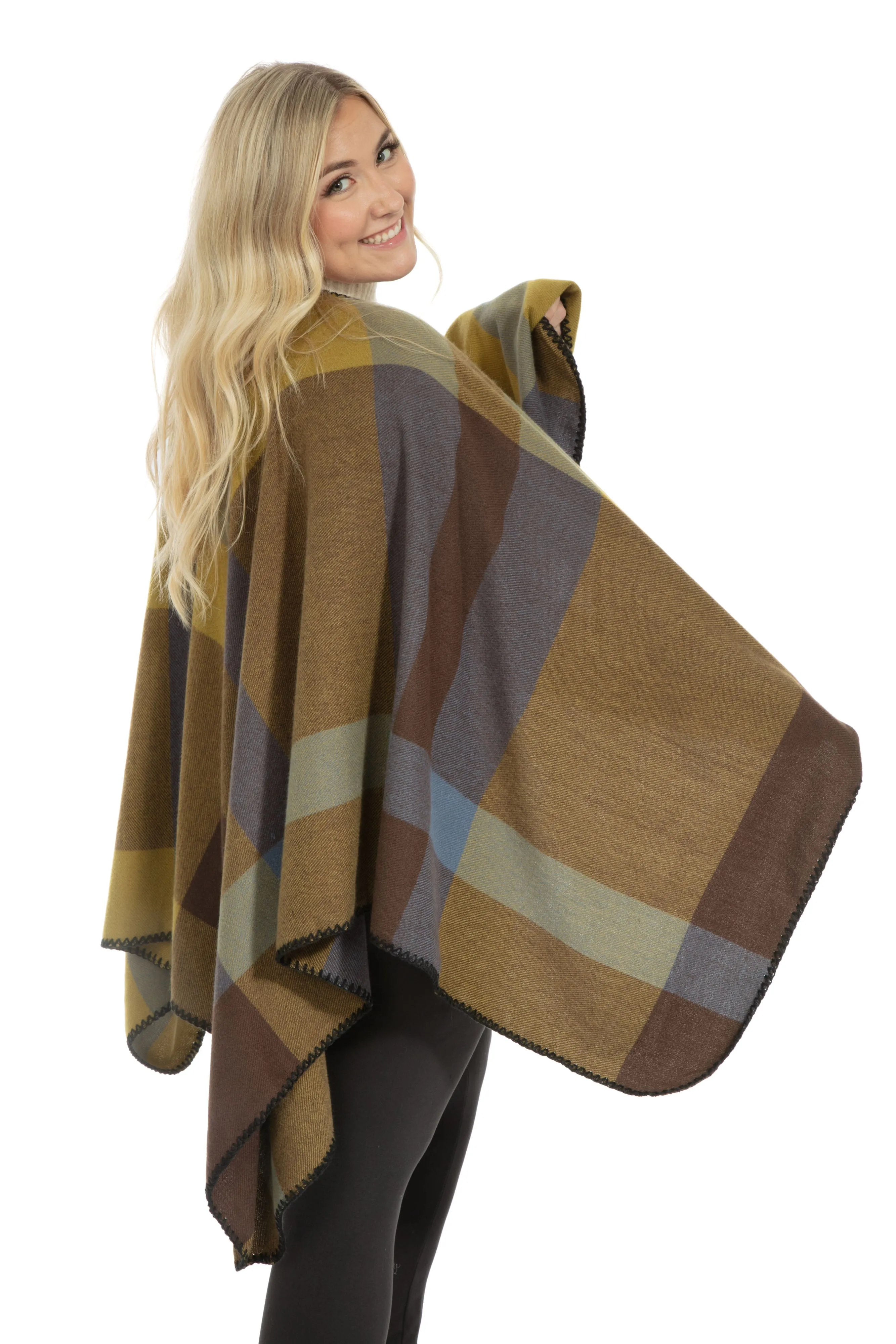 Celeste - Poncho Scarf sold by Just Cozy product image thumbnail 5