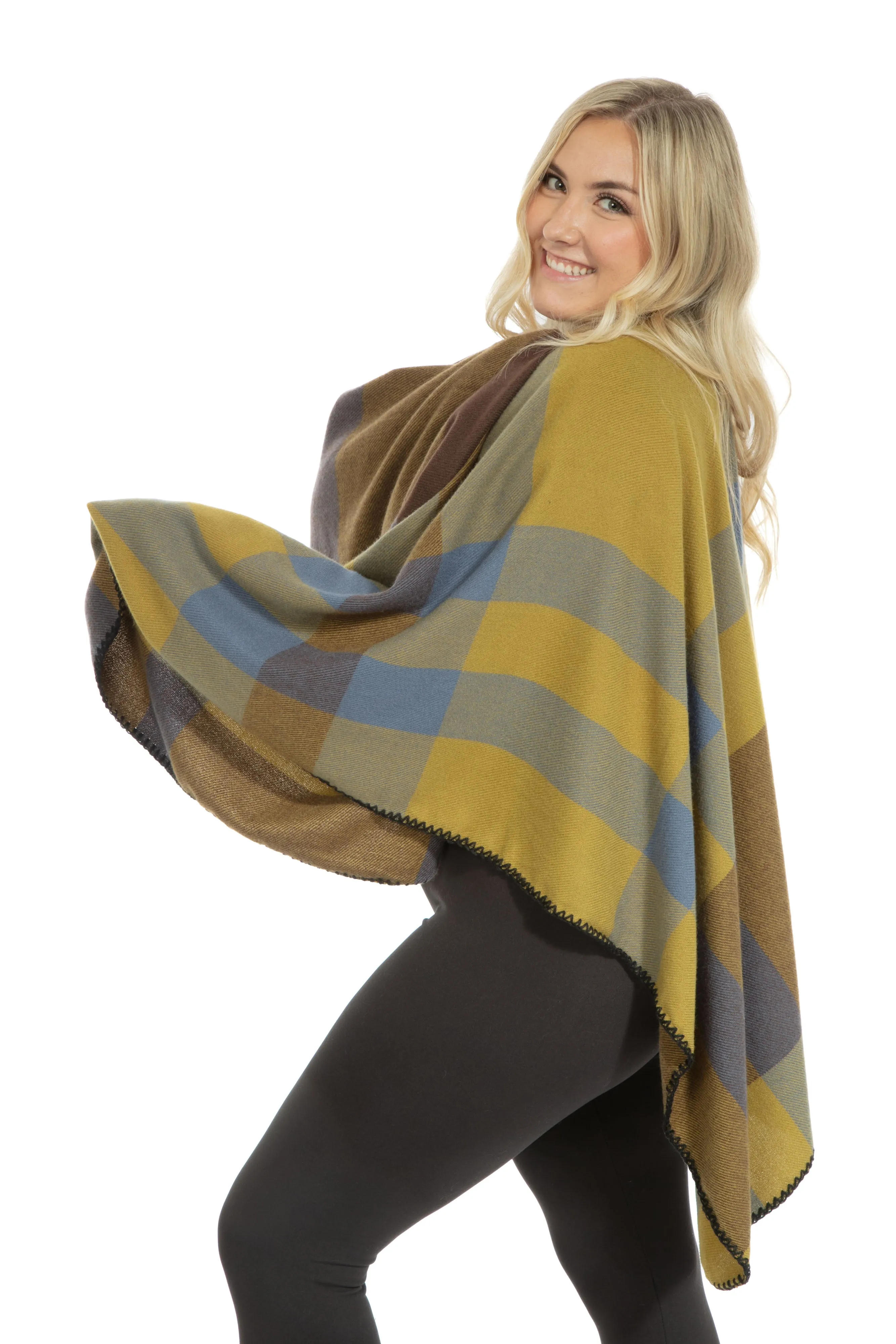 Celeste - Poncho Scarf sold by Just Cozy product image thumbnail 2