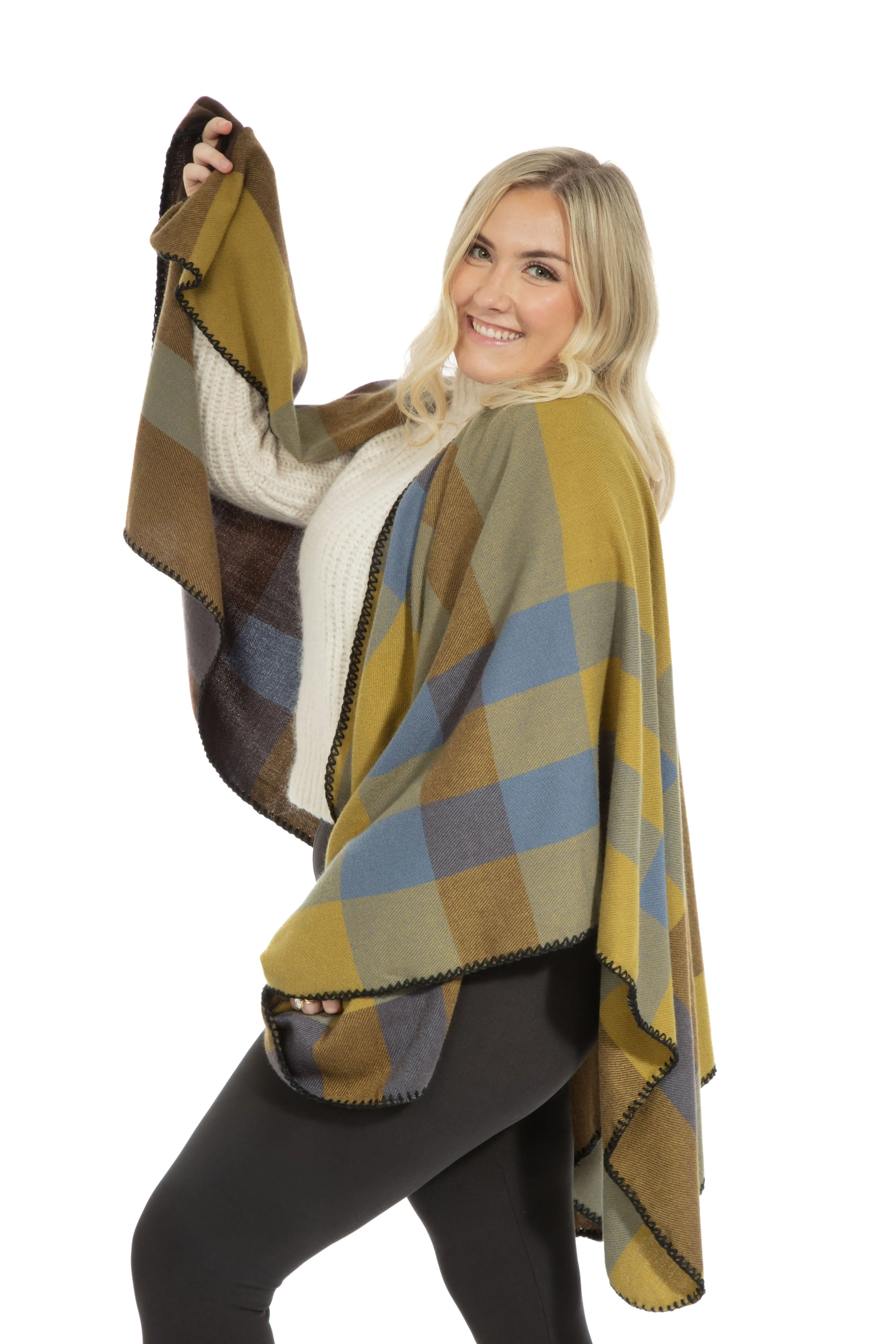 Celeste - Poncho Scarf sold by Just Cozy product image thumbnail 3