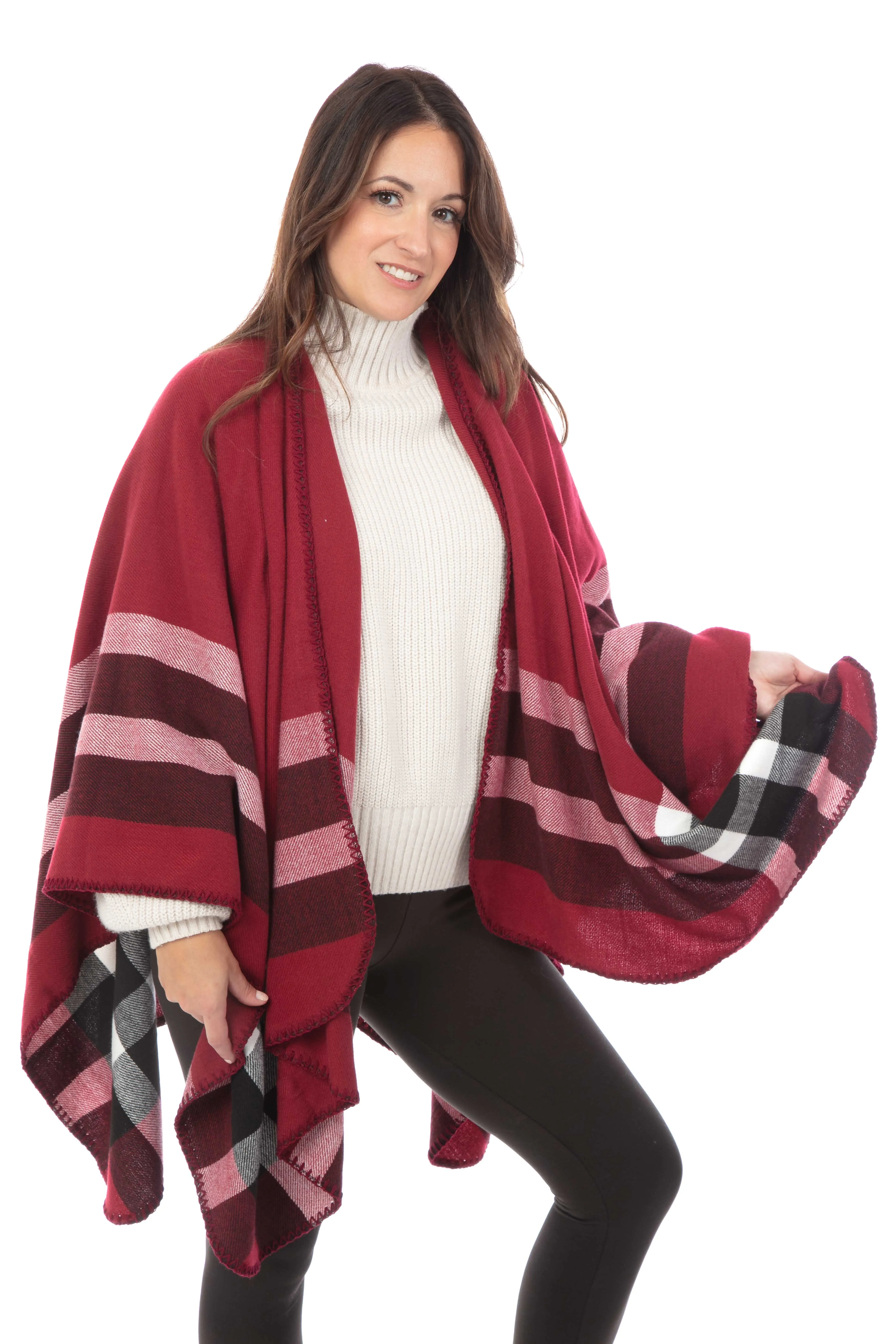 Hazel - Poncho Scarf sold by Just Cozy product image thumbnail 3