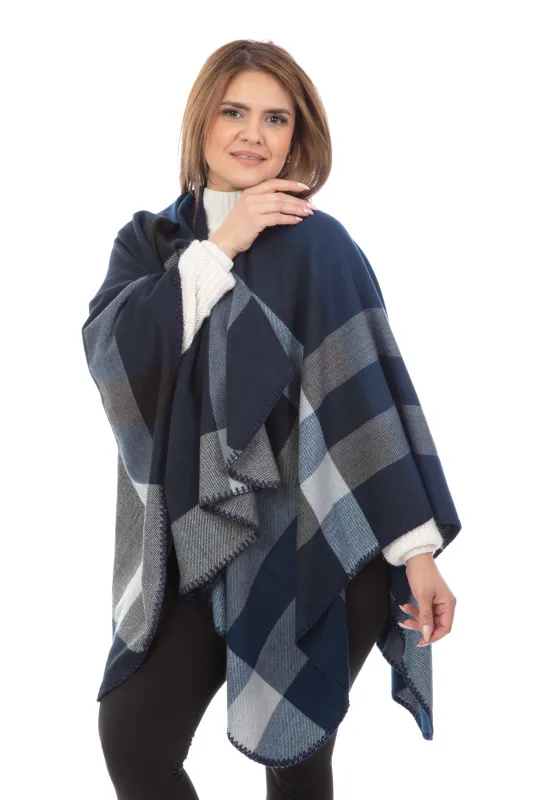 Ellie - Poncho Scarf sold by Just Cozy