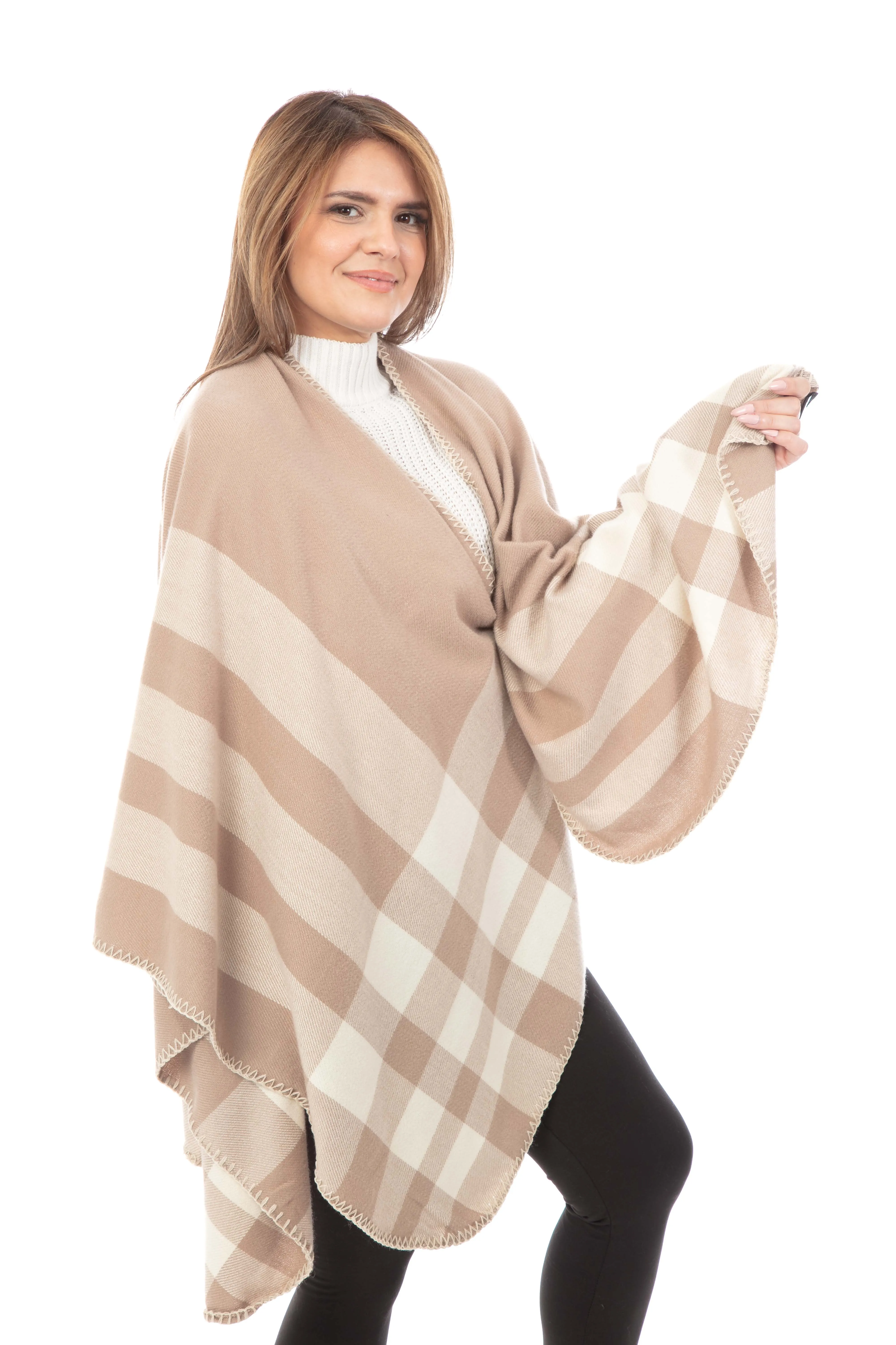 Harper - Poncho Scarf sold by Just Cozy