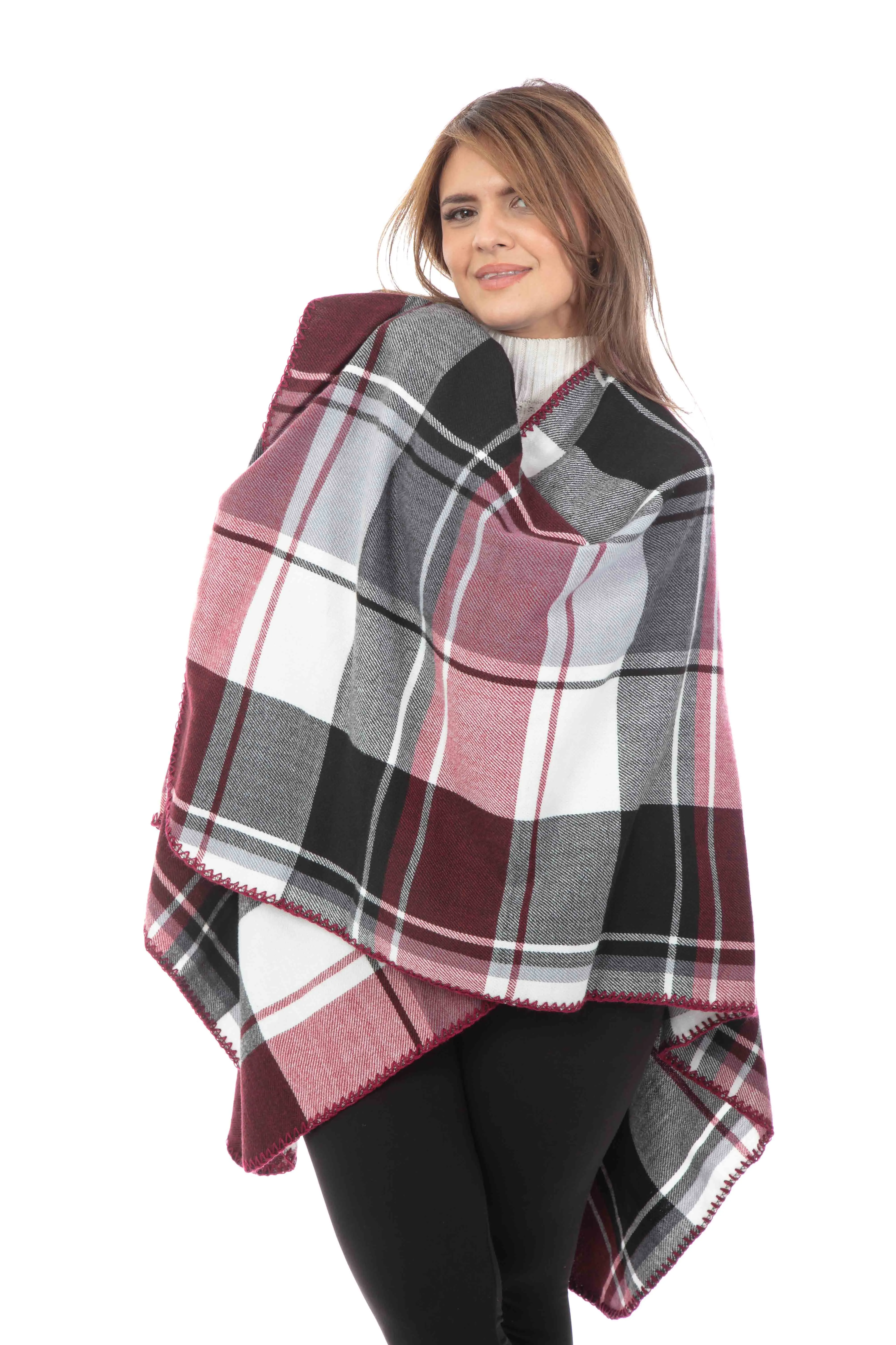 Charlotte - Poncho Scarf sold by Just Cozy product image thumbnail 3