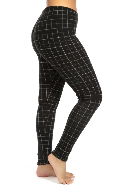 Checkered - Cozy Lined Leggings sold by Just Cozy