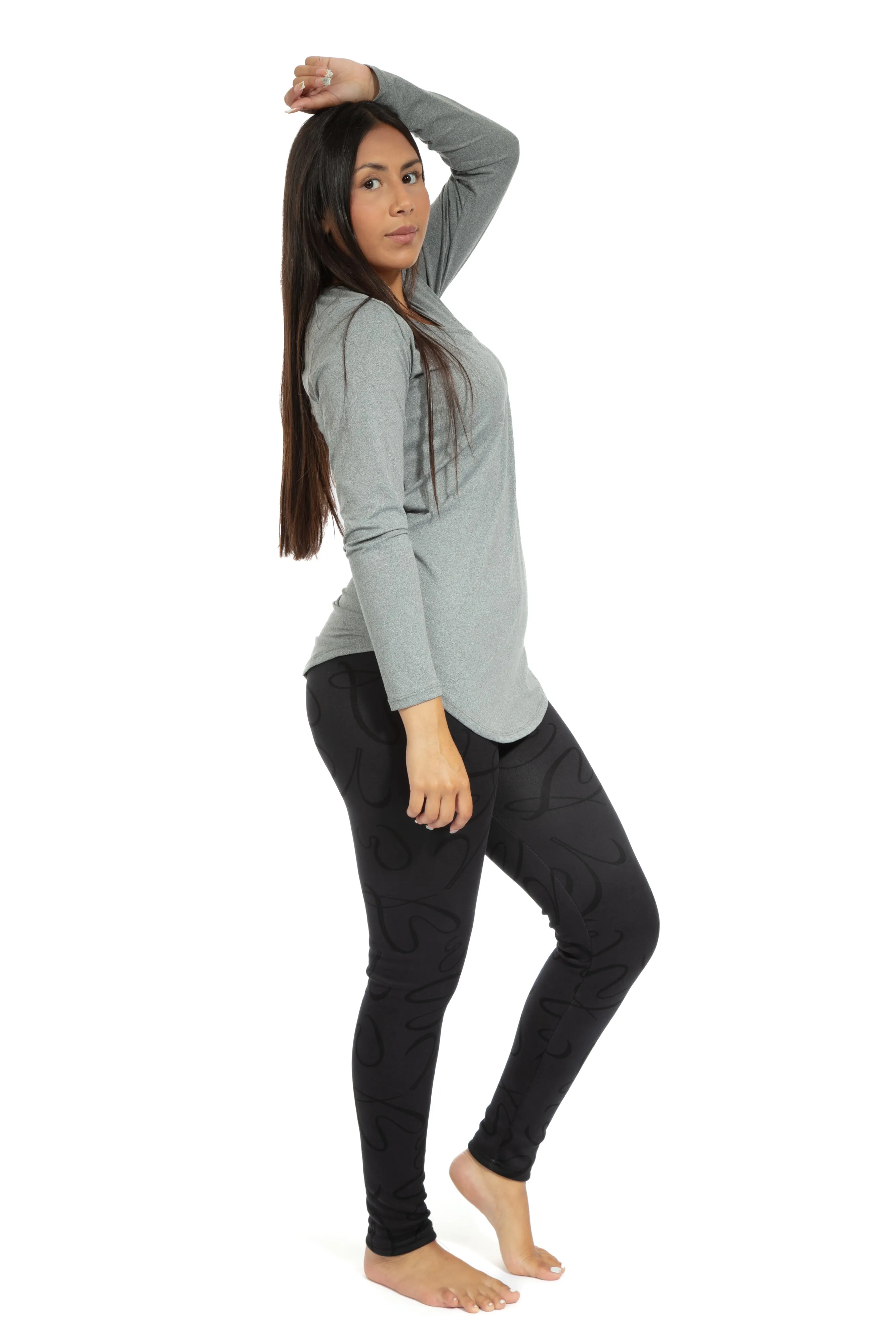 Lovely Charcoal - Cozy Lined Leggings sold by Just Cozy product image thumbnail 4
