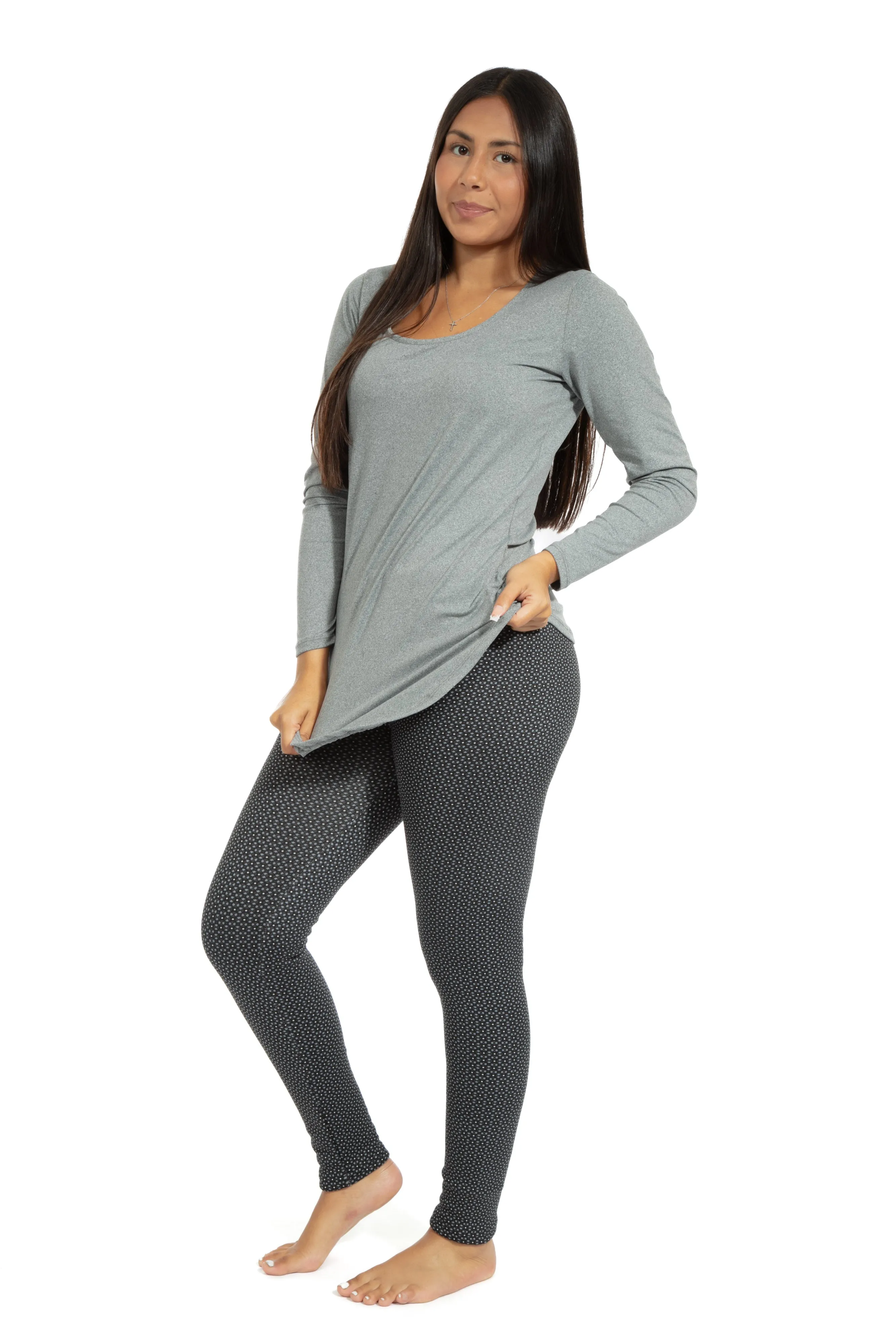 Vintage Diamond - Cozy Lined Leggings sold by Just Cozy product image thumbnail 2