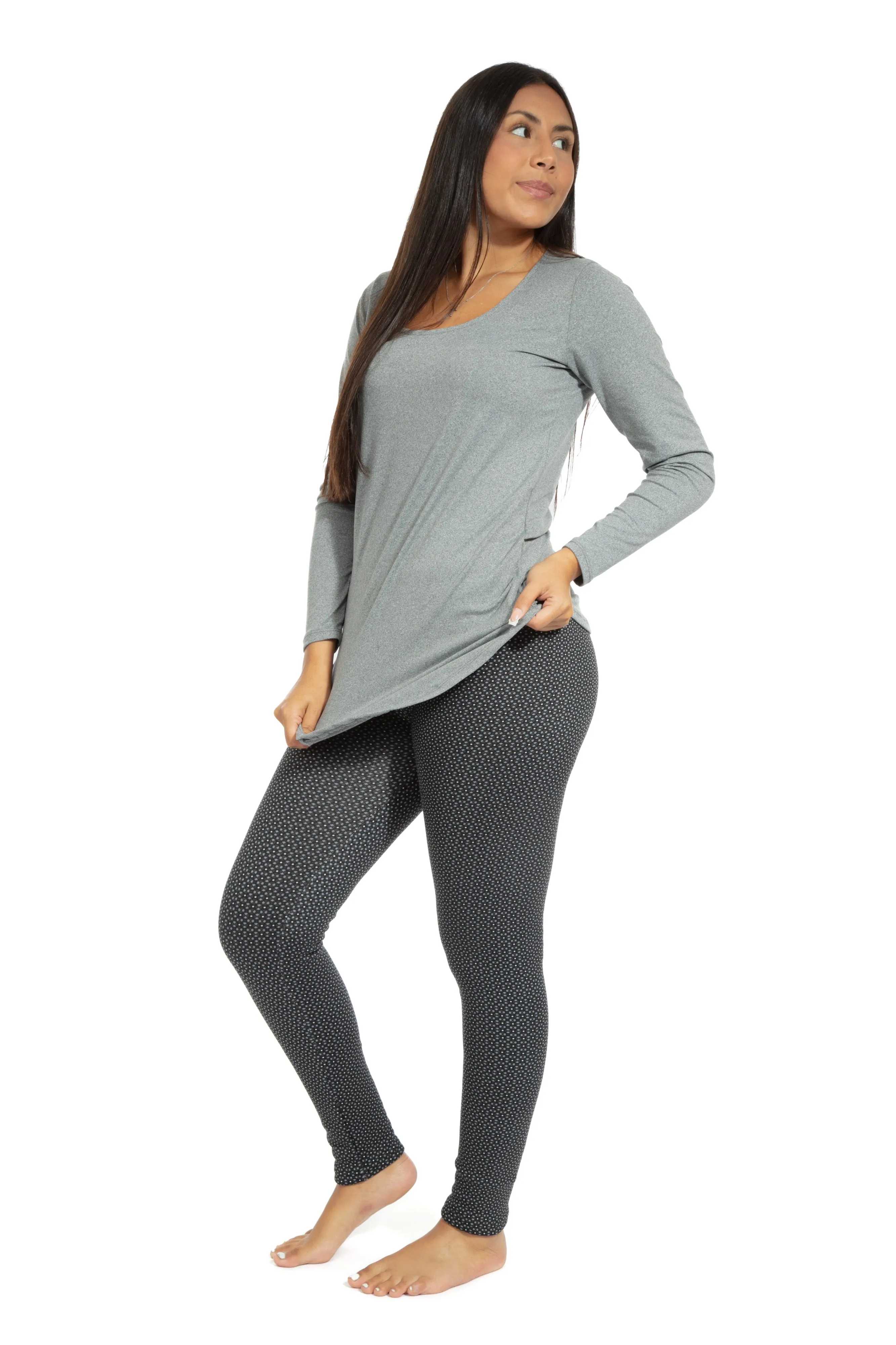 Vintage Diamond - Cozy Lined Leggings sold by Just Cozy product image thumbnail 3