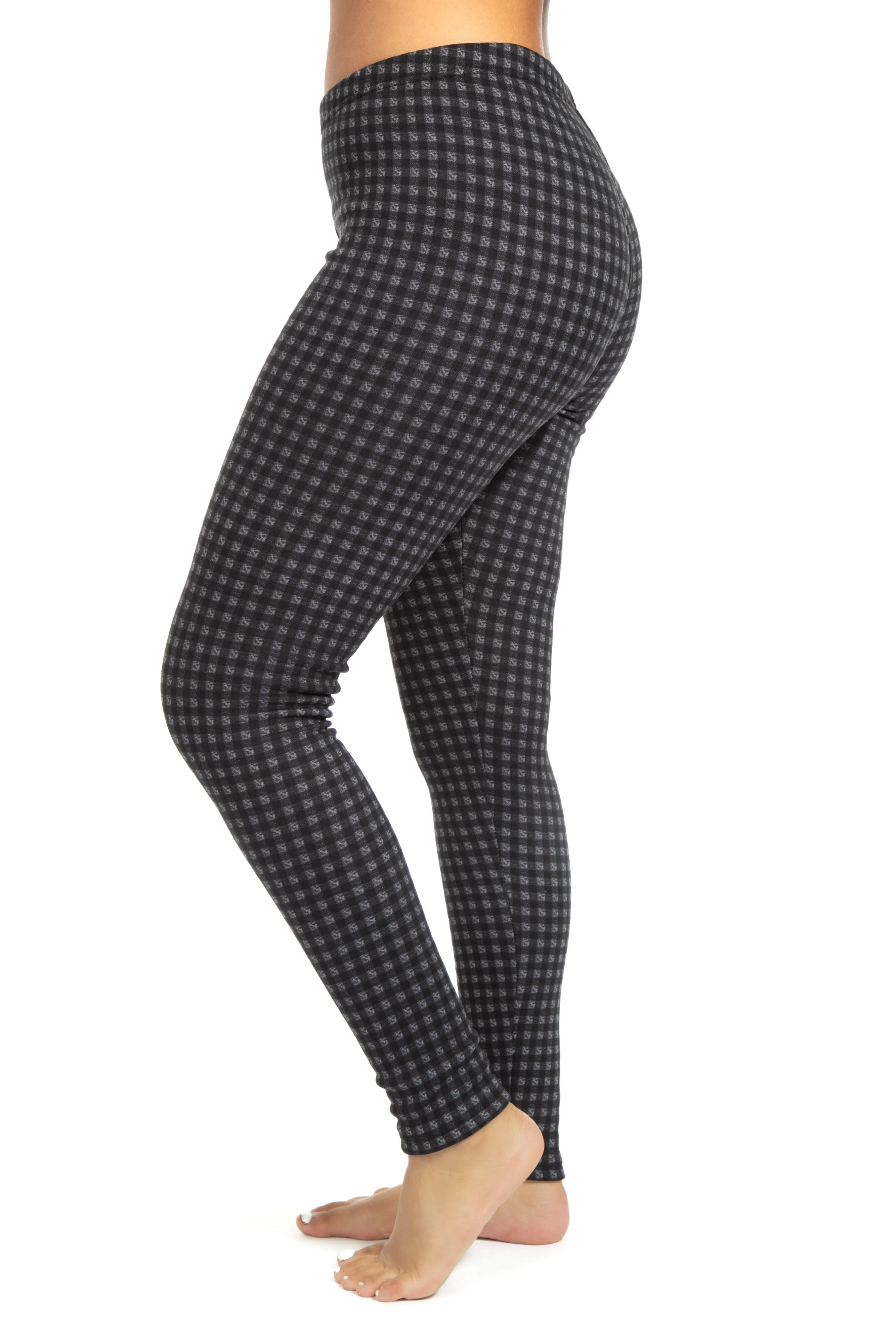 Tiny Squares - Cozy Lined Leggings sold by Just Cozy