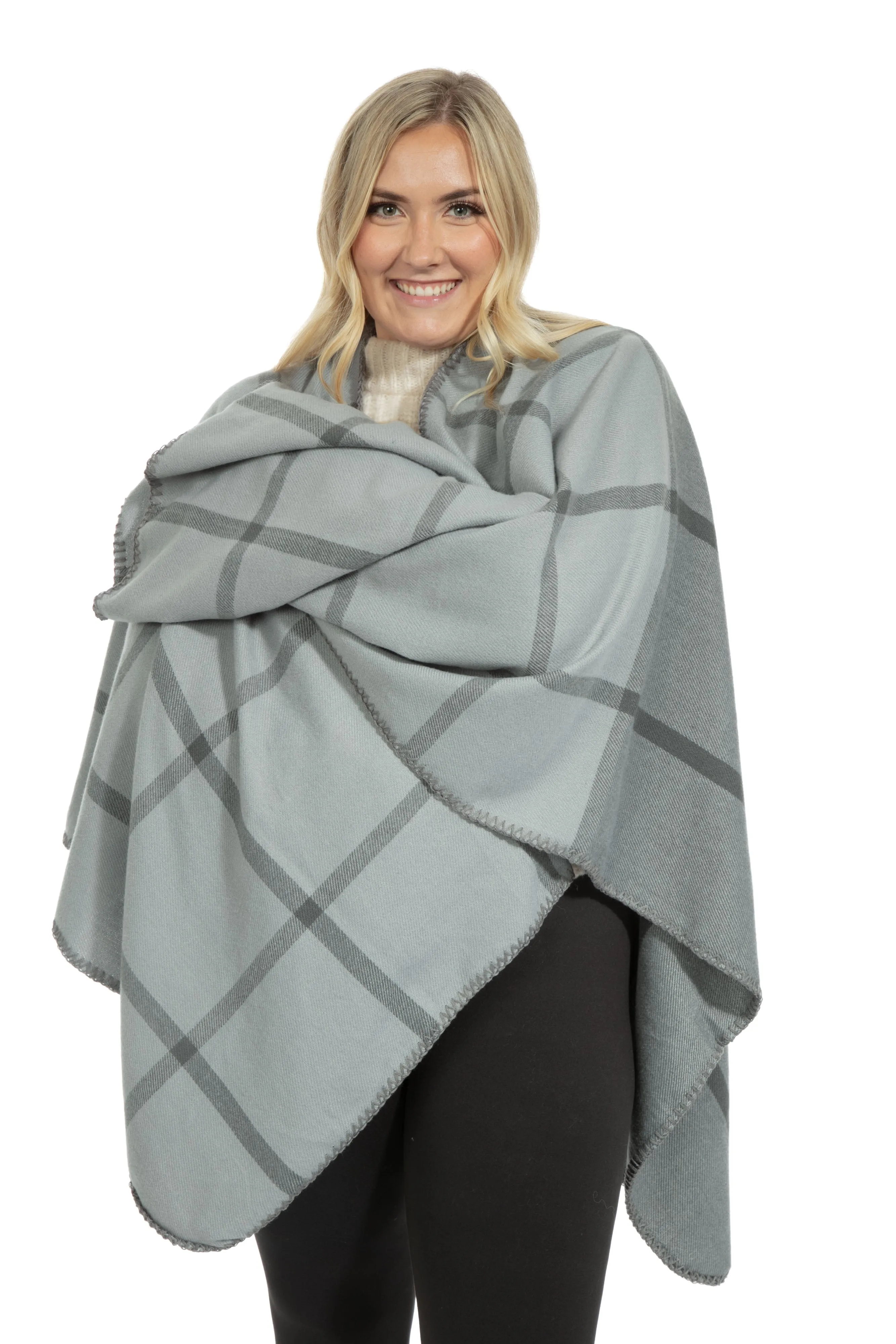 Yara - Poncho Scarf sold by Just Cozy product image thumbnail 3