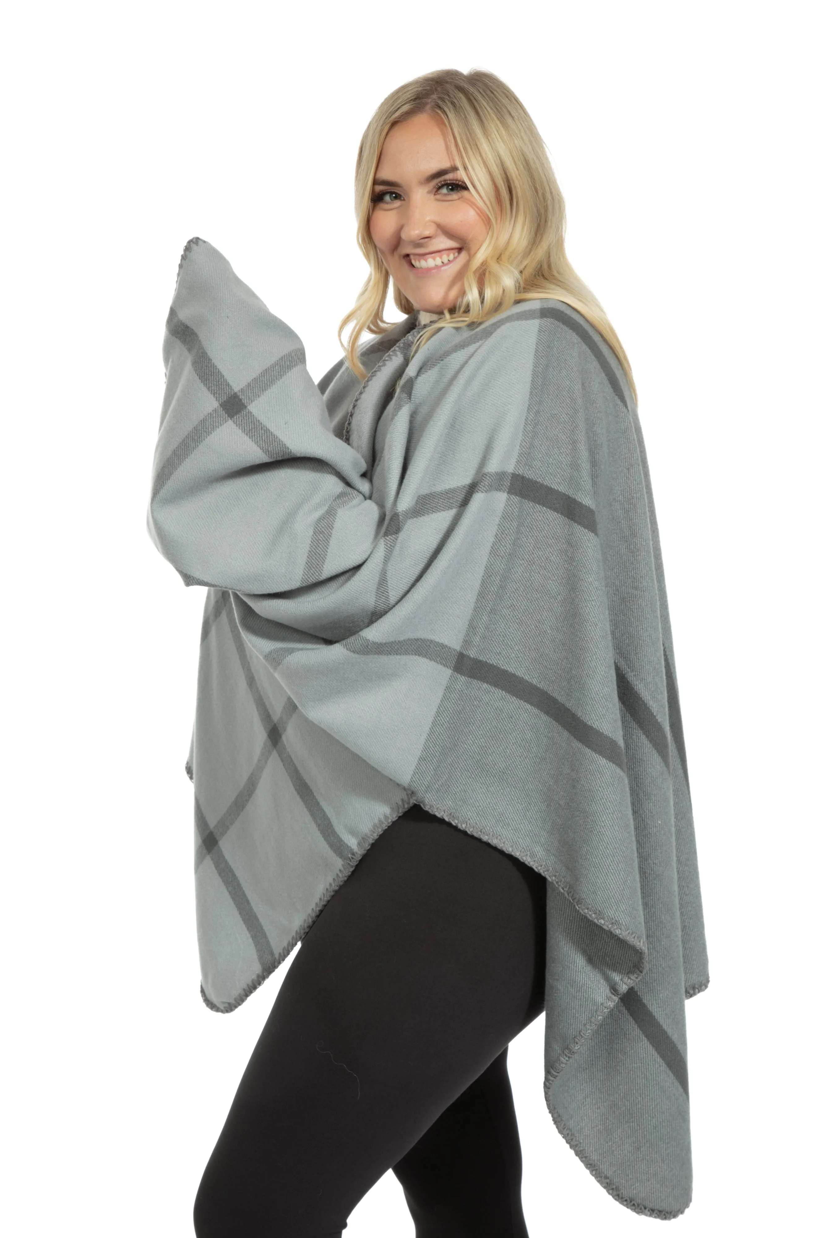 Yara - Poncho Scarf sold by Just Cozy product image thumbnail 2