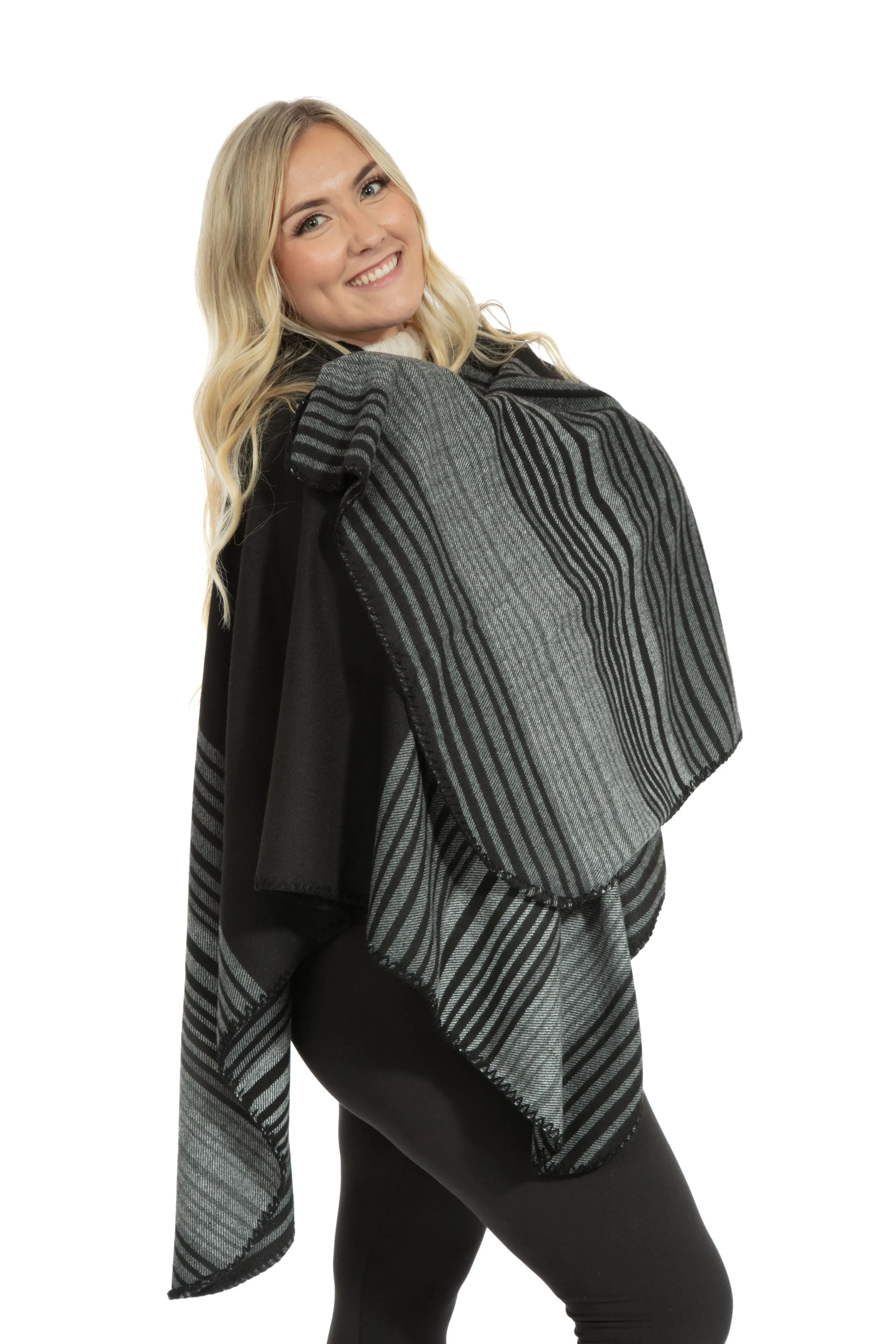 Valentina - Poncho Scarf sold by Just Cozy