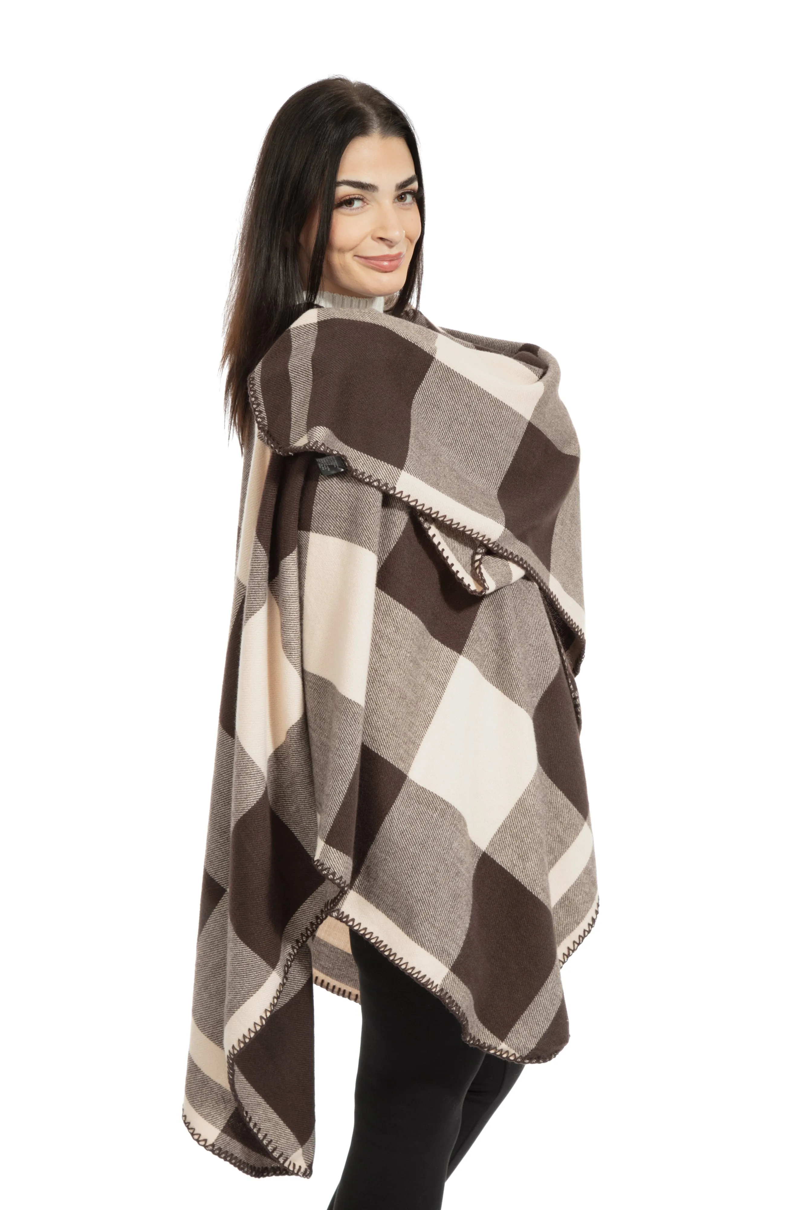 Xenia - Poncho Scarf sold by Just Cozy product image thumbnail 4