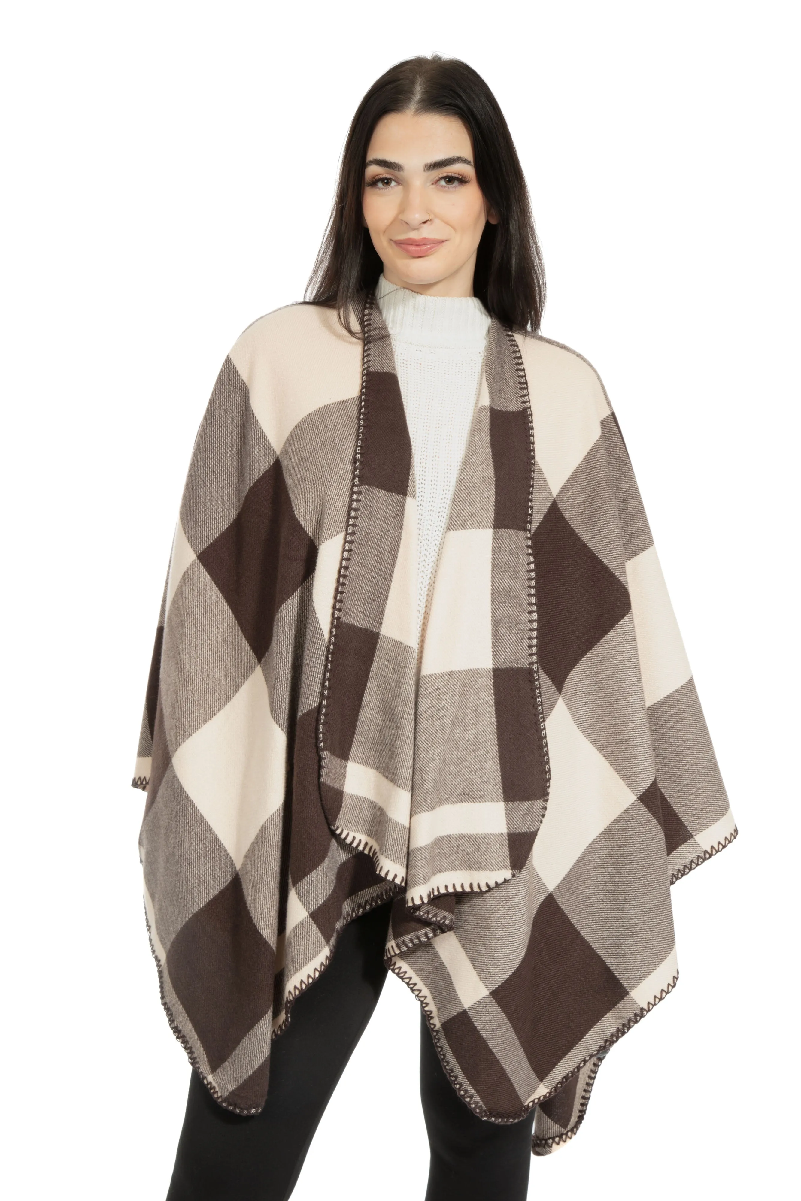 Xenia - Poncho Scarf sold by Just Cozy product image thumbnail 2