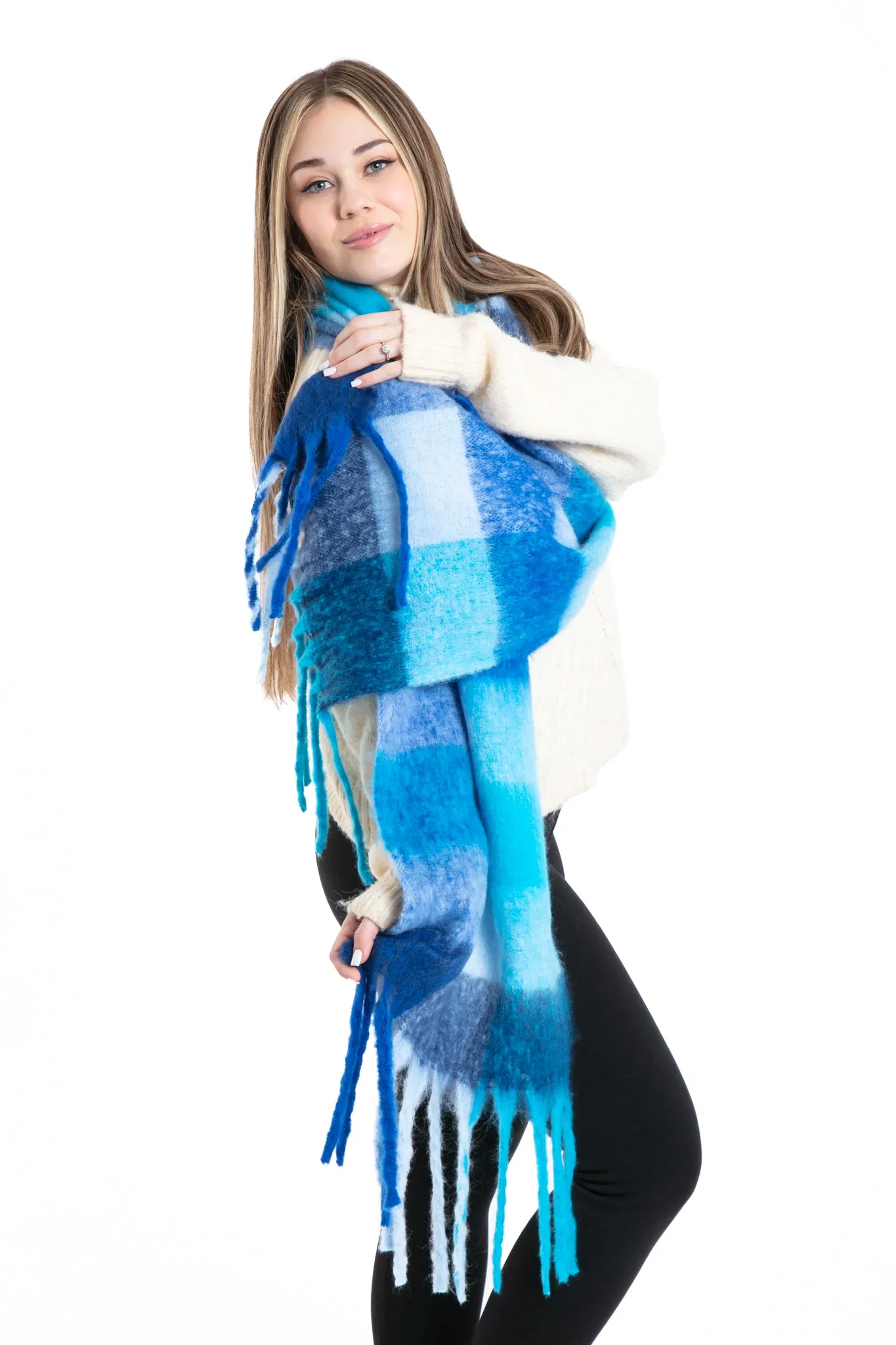 Keila - Bouclé Scarf sold by Just Cozy product image thumbnail 5