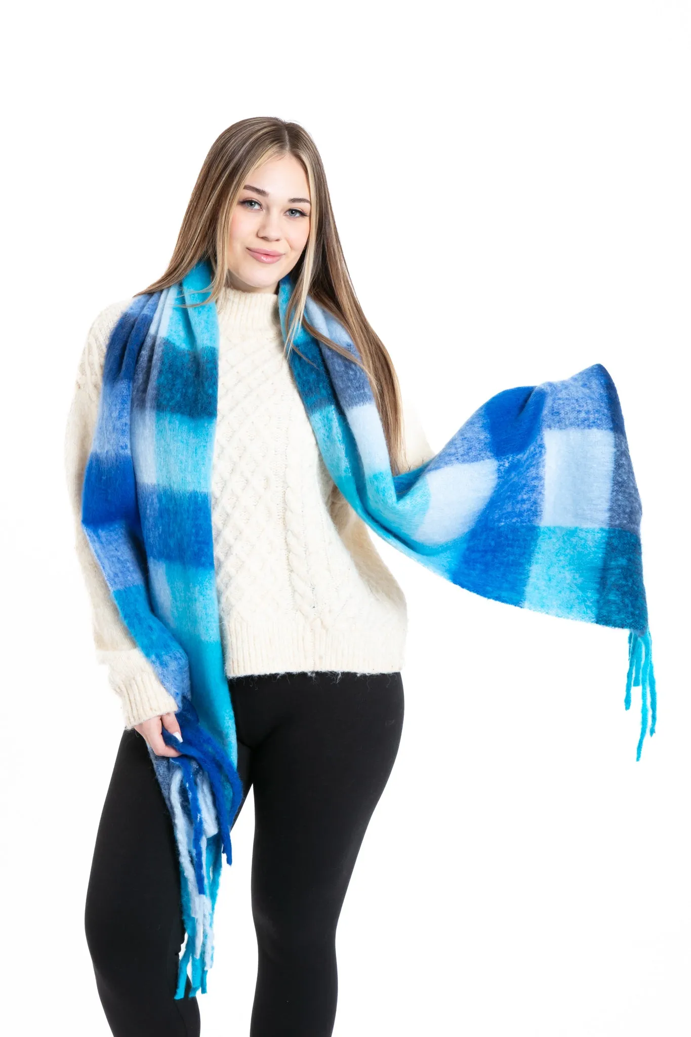 Keila - Bouclé Scarf sold by Just Cozy product image thumbnail 3