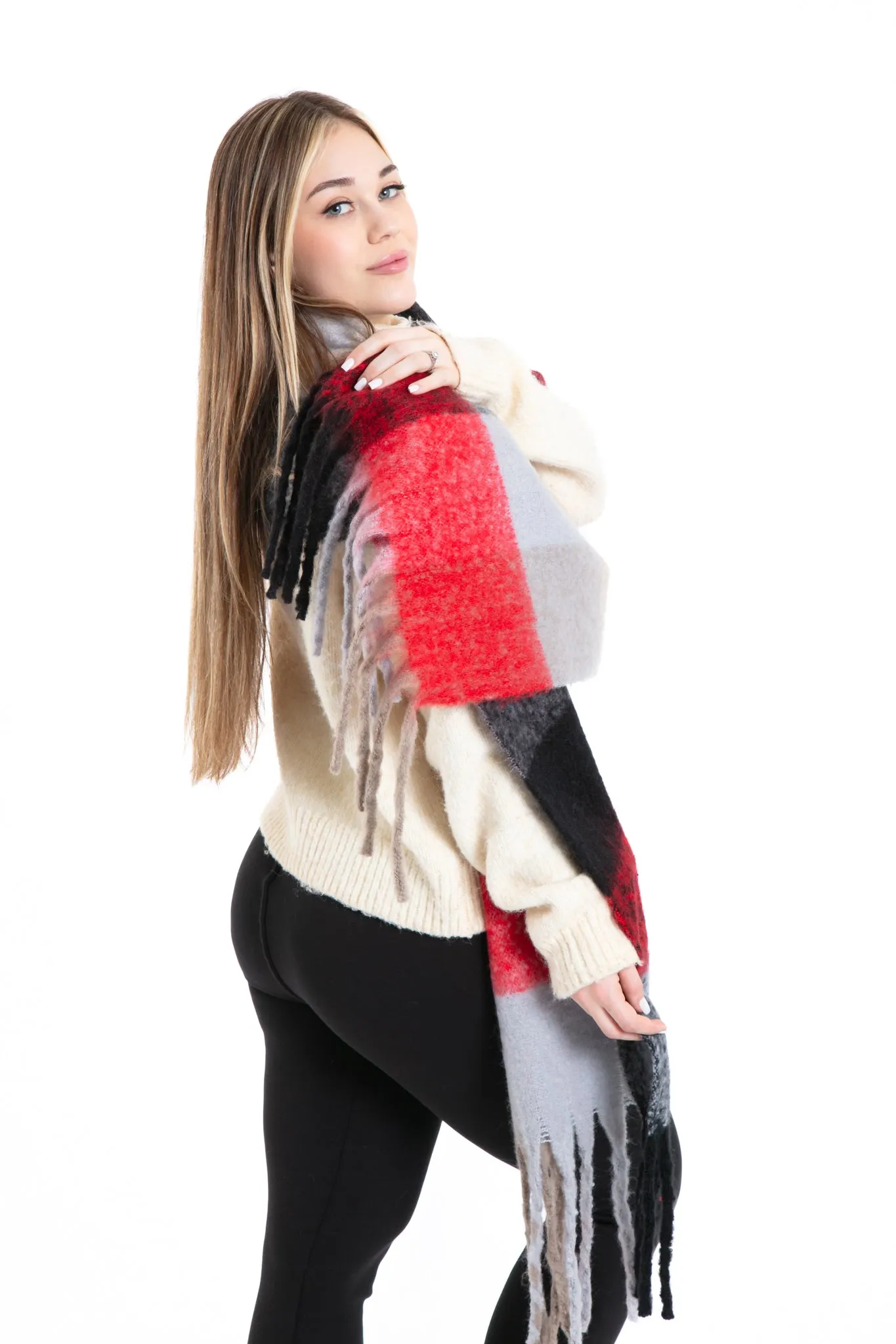 Inti - Bouclé Scarf sold by Just Cozy product image thumbnail 4
