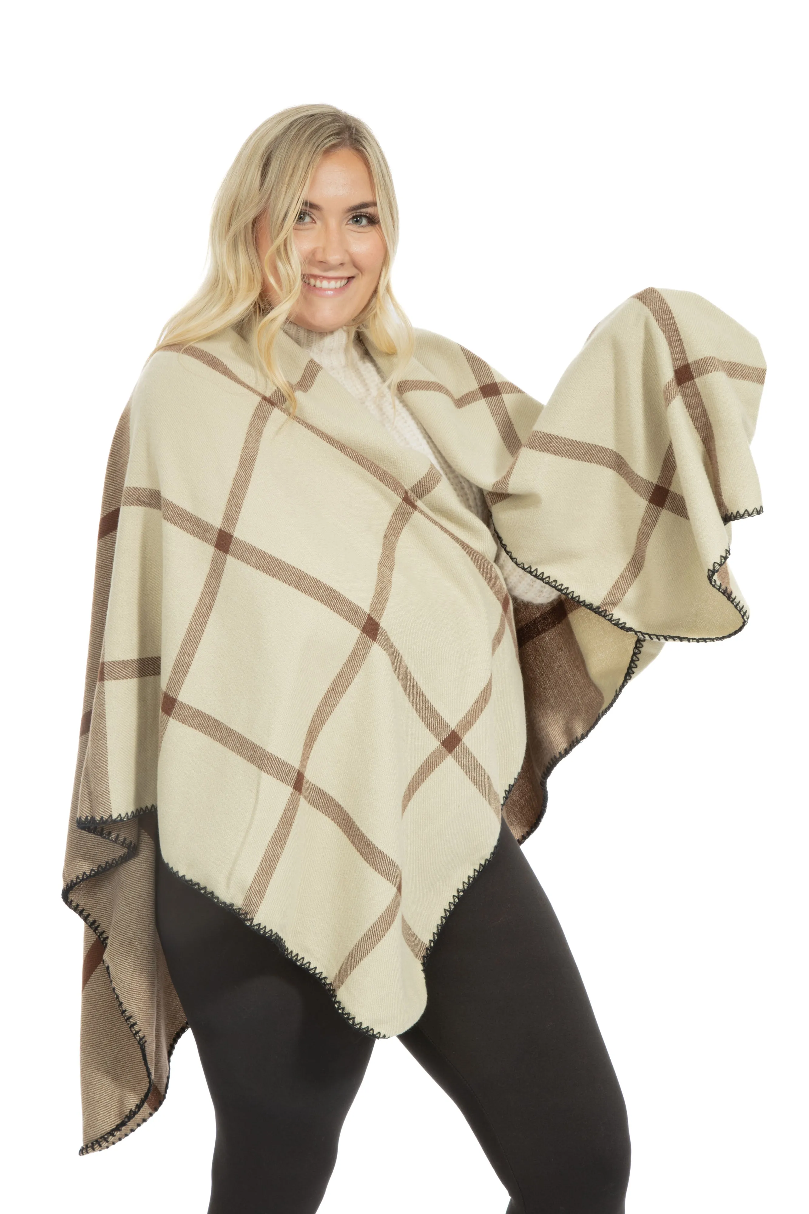 Salomé - Poncho Scarf sold by Just Cozy product image thumbnail 4