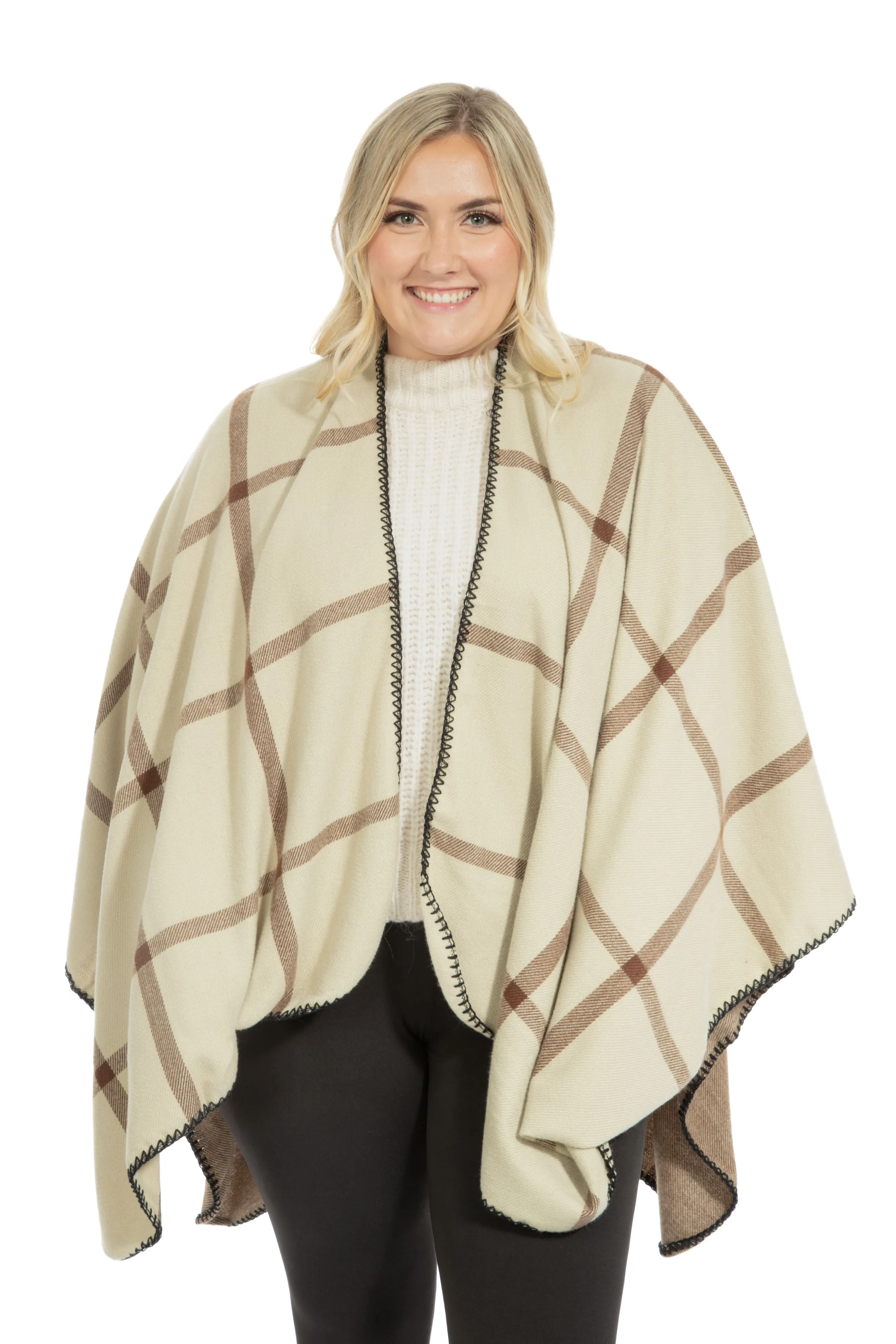Salomé - Poncho Scarf sold by Just Cozy product image thumbnail 5